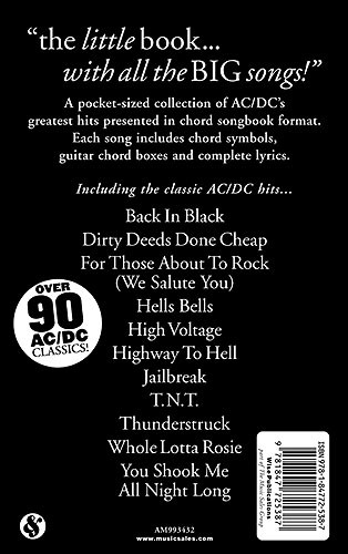 AC/DC: The Little Black Songbook: AC/DC: Vocal: Instrumental Album
