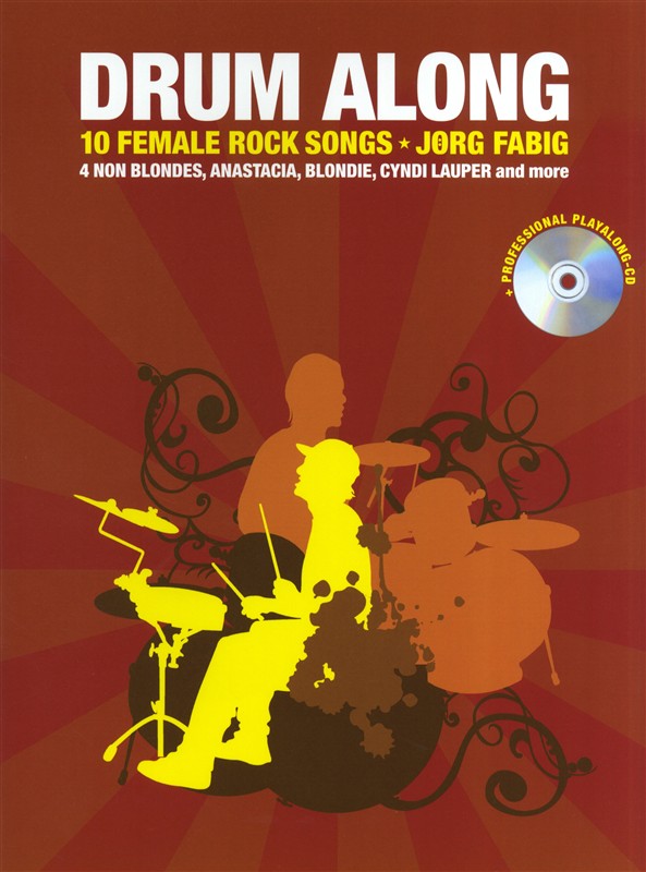 Jrg Fabig: Drum Along - 10 Female Rock Songs: Drum Kit: Instrumental Album