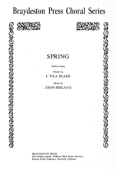 John Ireland: Spring: Unison Voices: Vocal Score