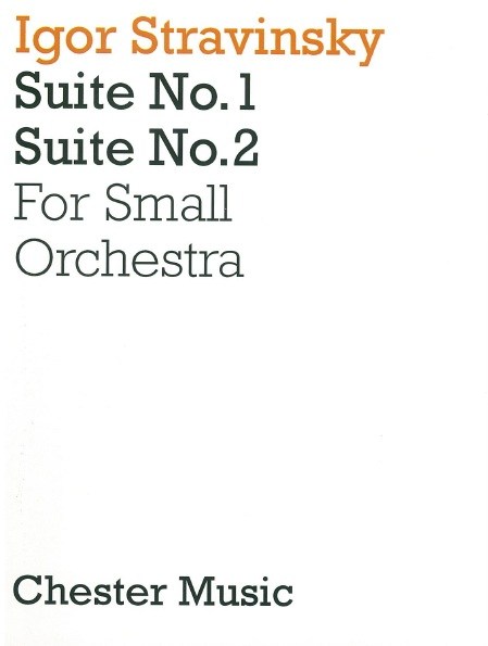 Igor Stravinsky: Suites Nos. 1 And 2: Orchestra: Miniature Score
