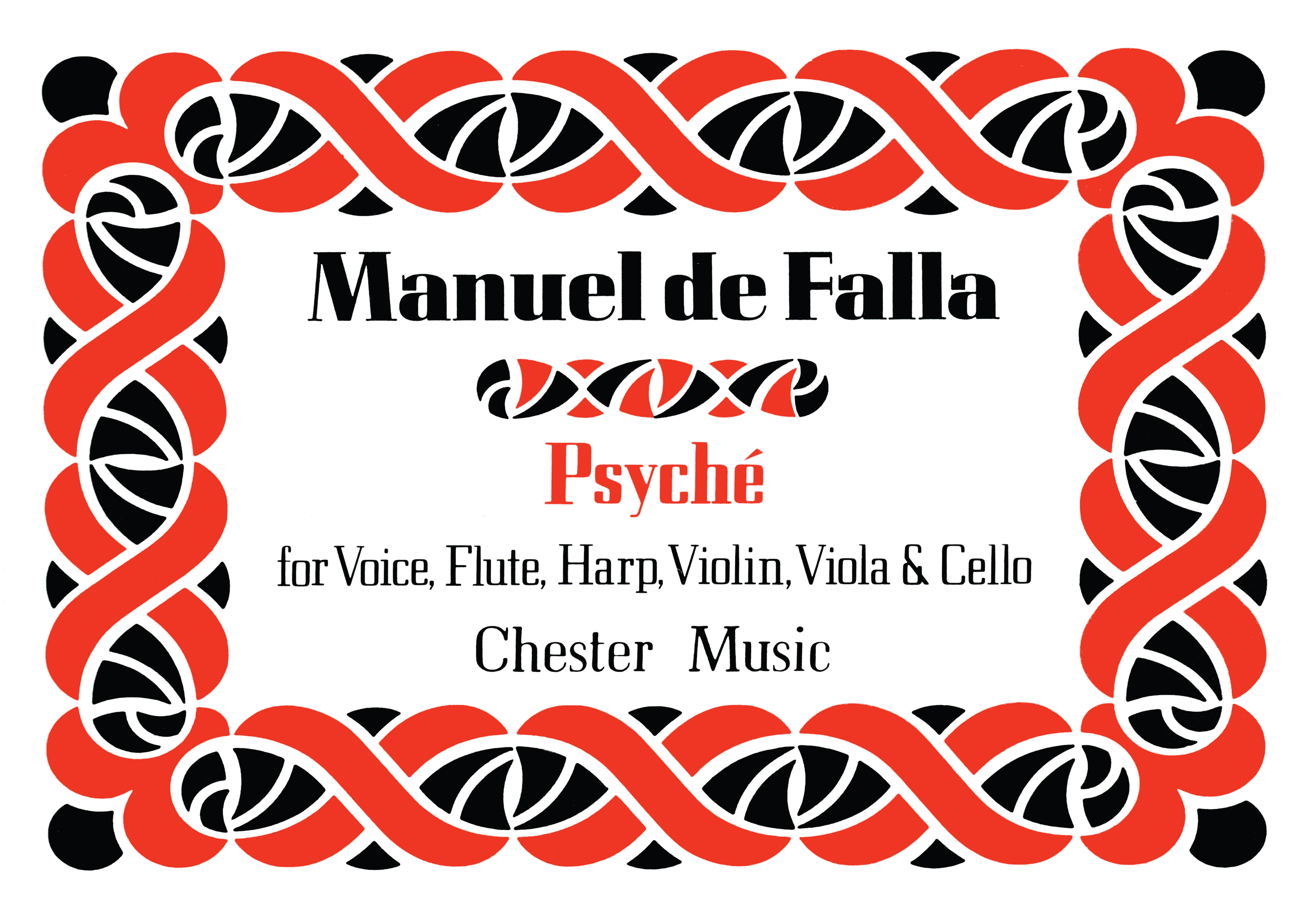 Manuel de Falla: Psyche: Voice: Miniature Score