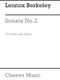 Lennox Berkeley: Sonata For Violin and Piano No.2  Op.1: Violin: Instrumental