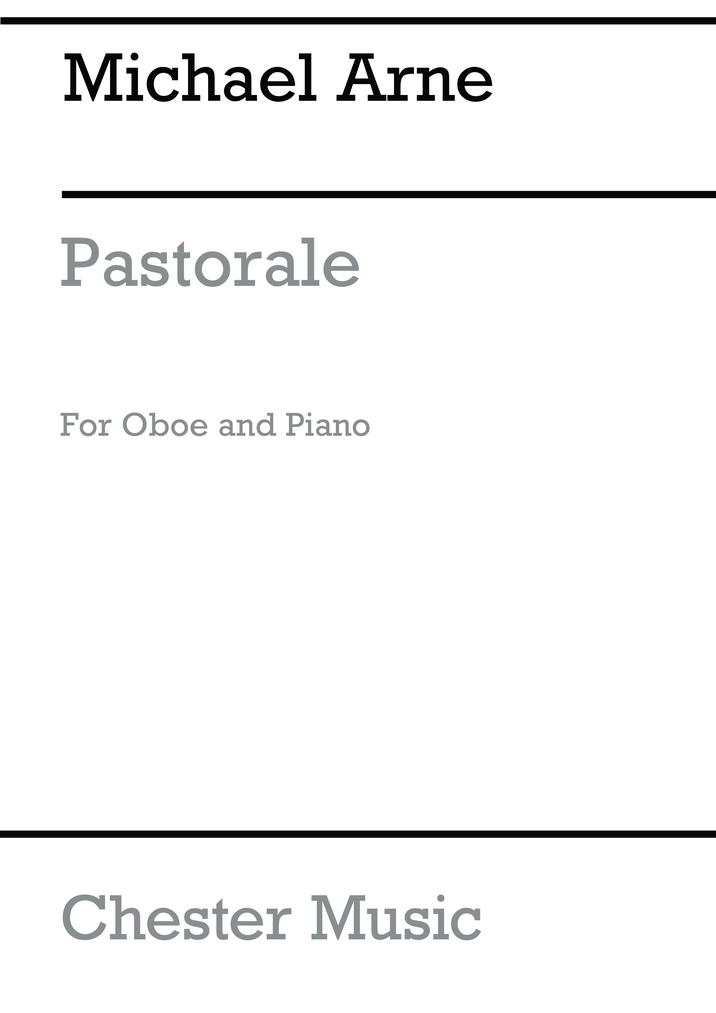 Thomas Augustine Arne Thomas Augustine Arne: Pastorale for Oboe: Oboe: