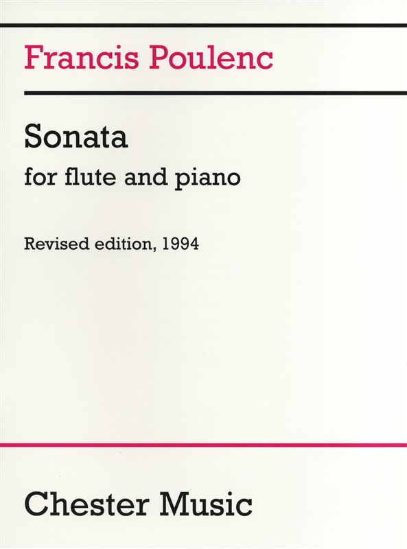 Francis Poulenc: Sonata For Flute And Piano: Flute: Instrumental Work