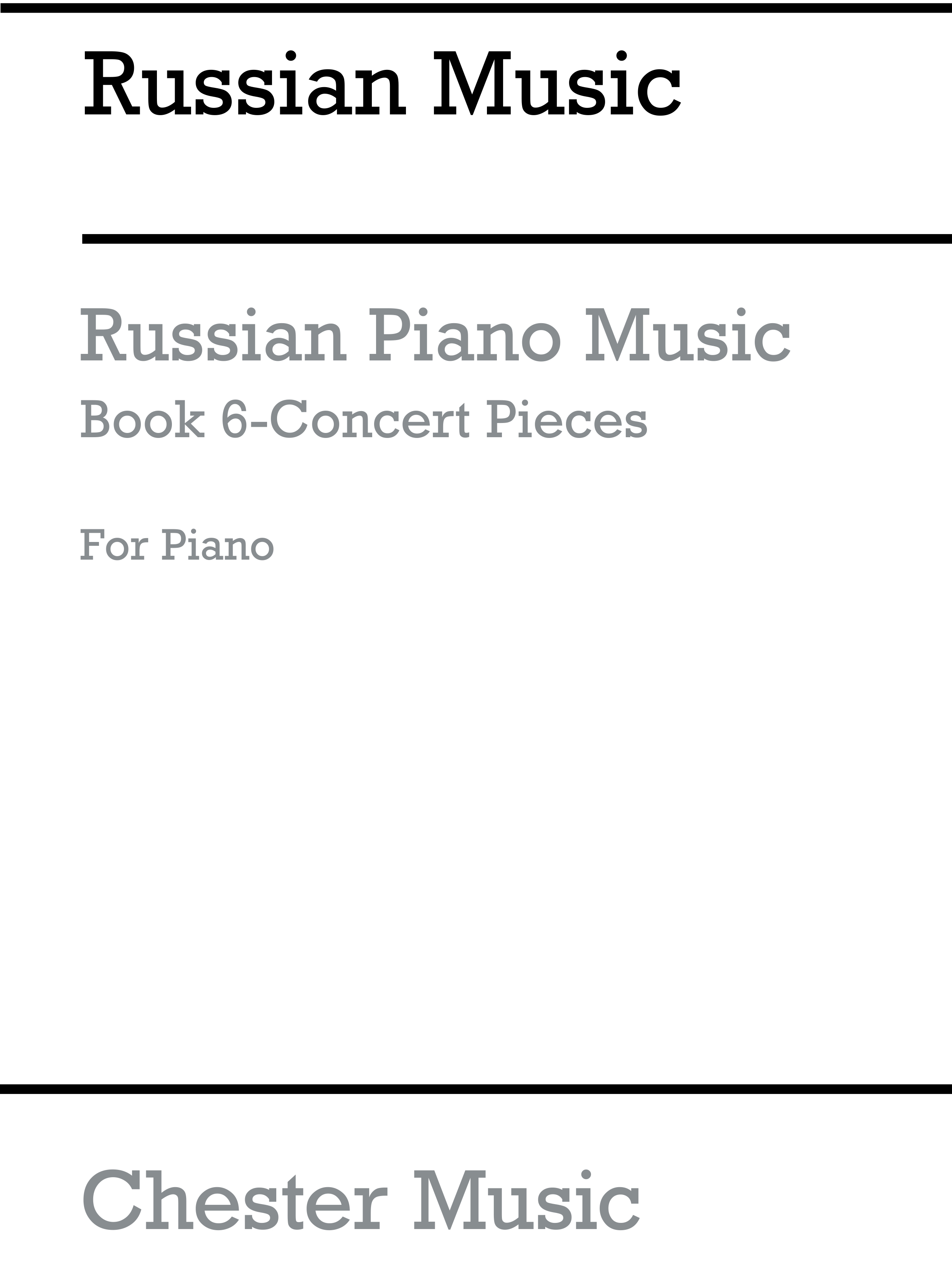 Weston: Russian Piano Music Vol.6: Piano: Instrumental Album