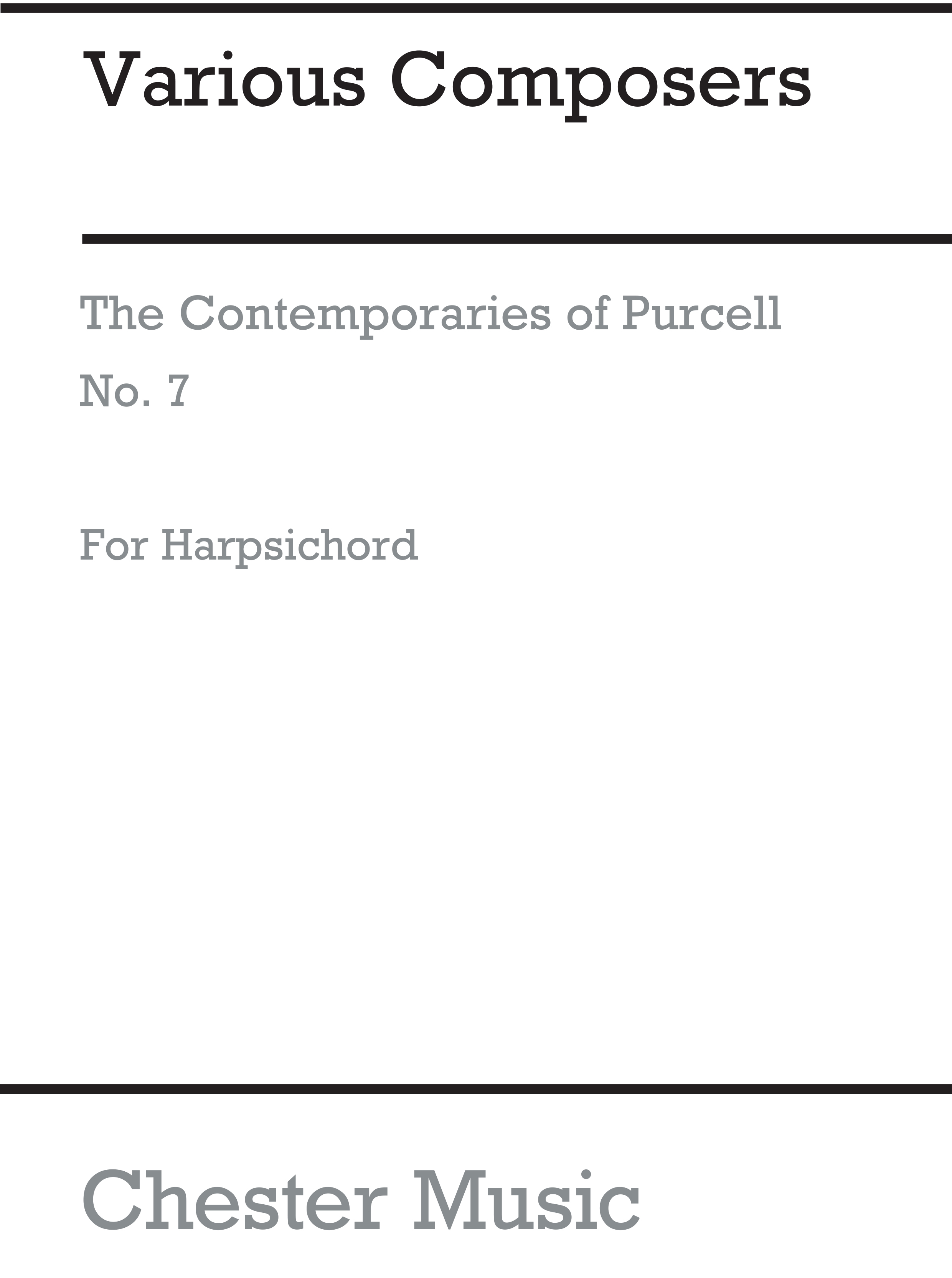 The Contemporaries of Purcell: Piano