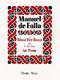Manuel de Falla: Ritual Fire Dance From El Amor Brujo: Piano: Instrumental Work