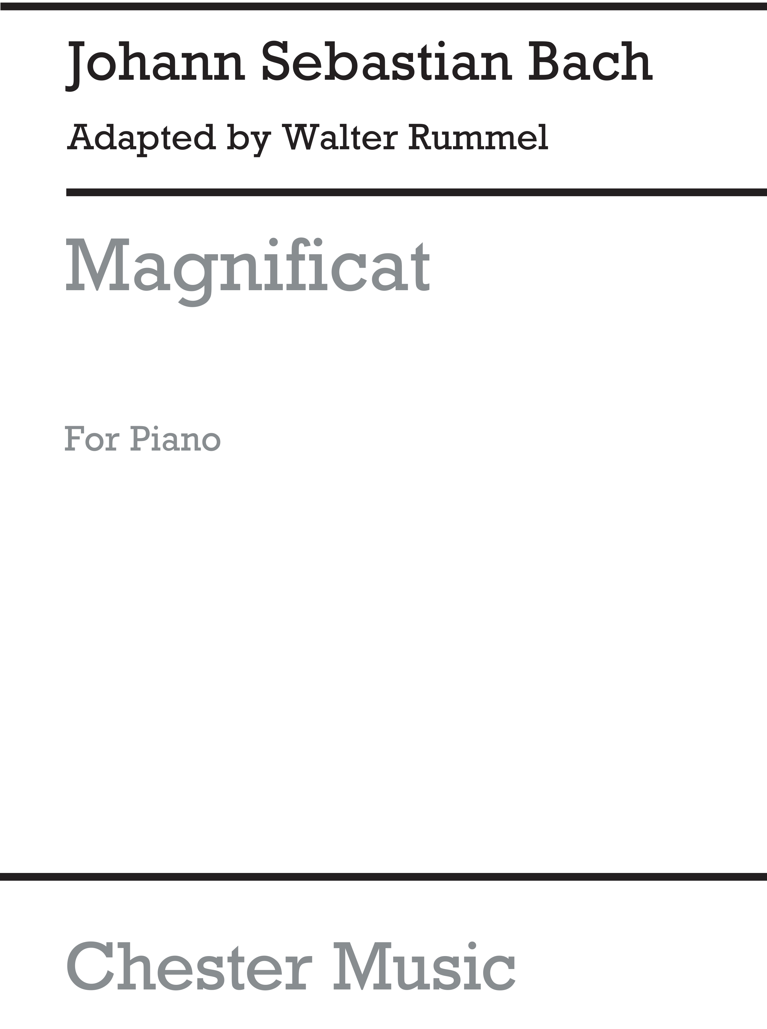 Johann Sebastian Bach: Magnificat: Piano: Instrumental Work