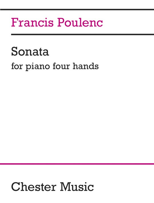 Francis Poulenc: Sonata For Piano 4 Hands: Piano Duet: Instrumental Work