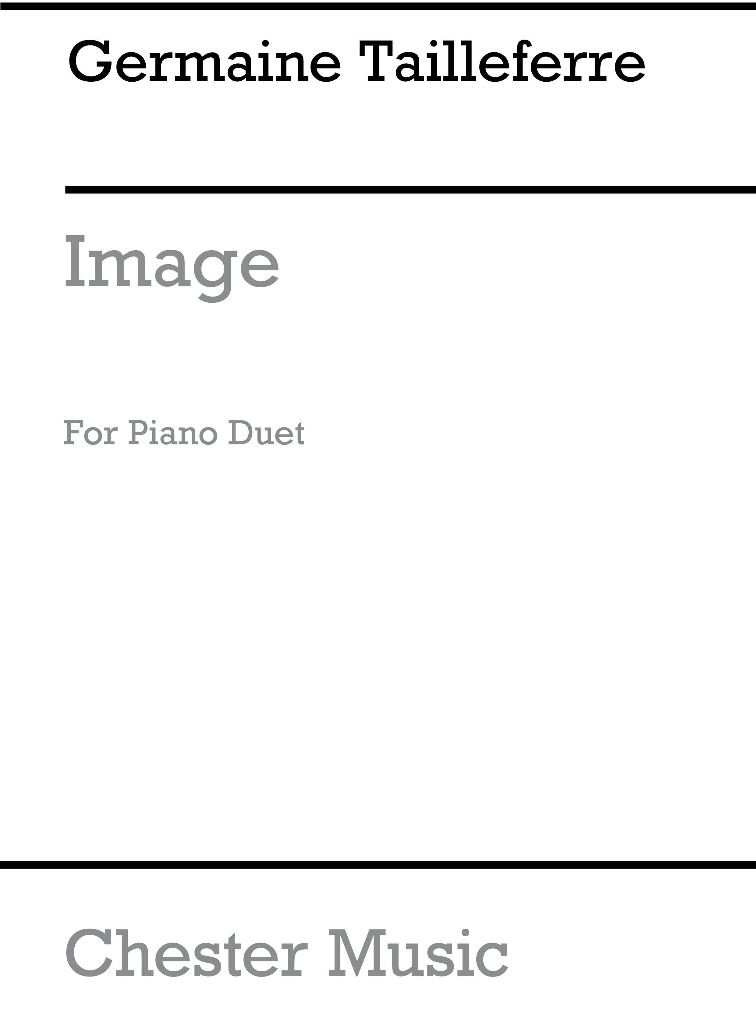 Germaine Tailleferre: Image (Piano Duet): Piano Duet: Instrumental Work