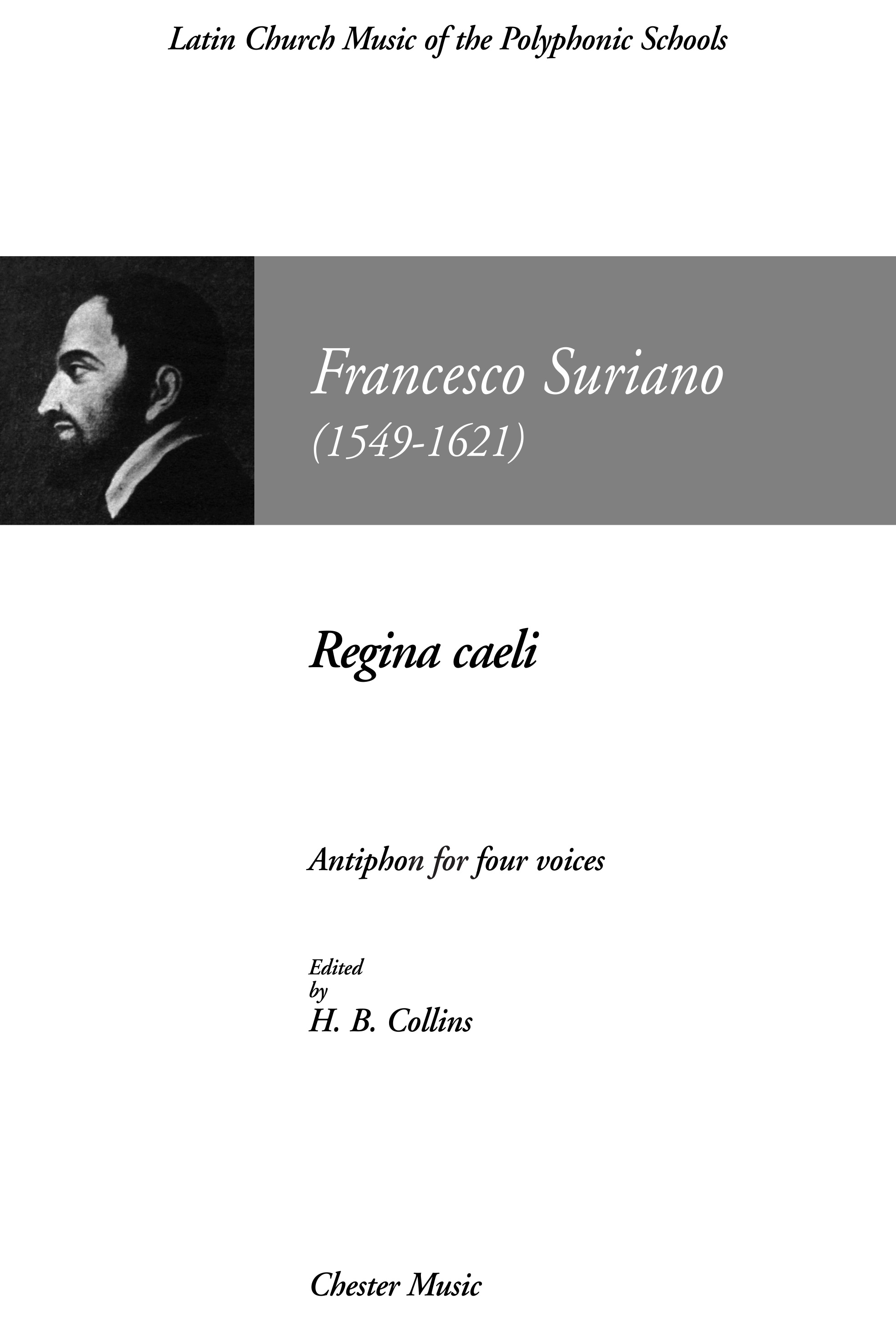 Francesco Suriano: Regina Caeli: SATB: Vocal Score