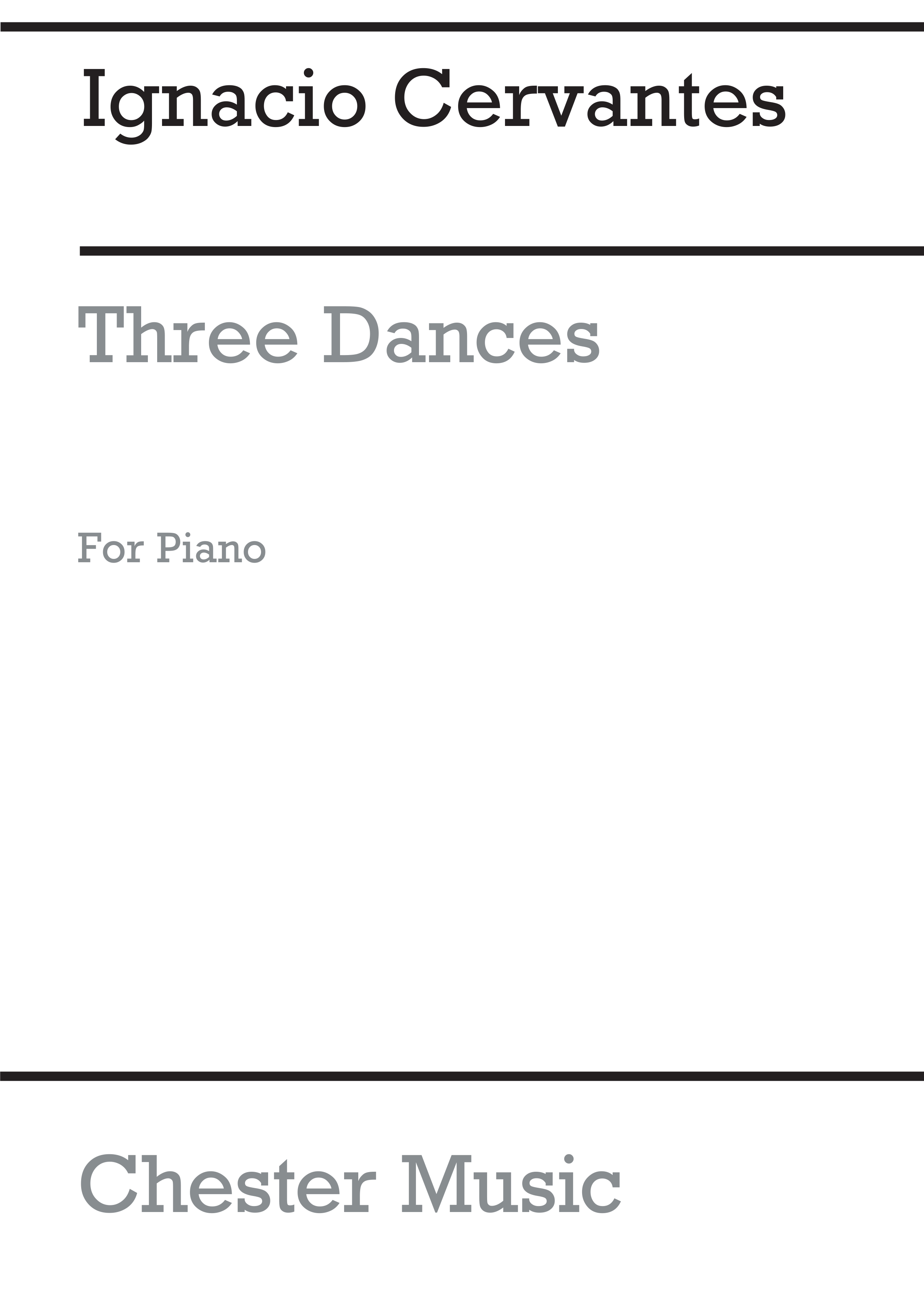 Ignacio Cervantes: Three Dances - Piano: Piano: Instrumental Work