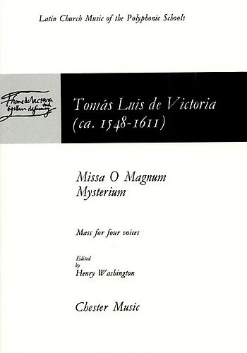 Toms Luis de Victoria: O Magnum Mysterium: SATB: Vocal Score