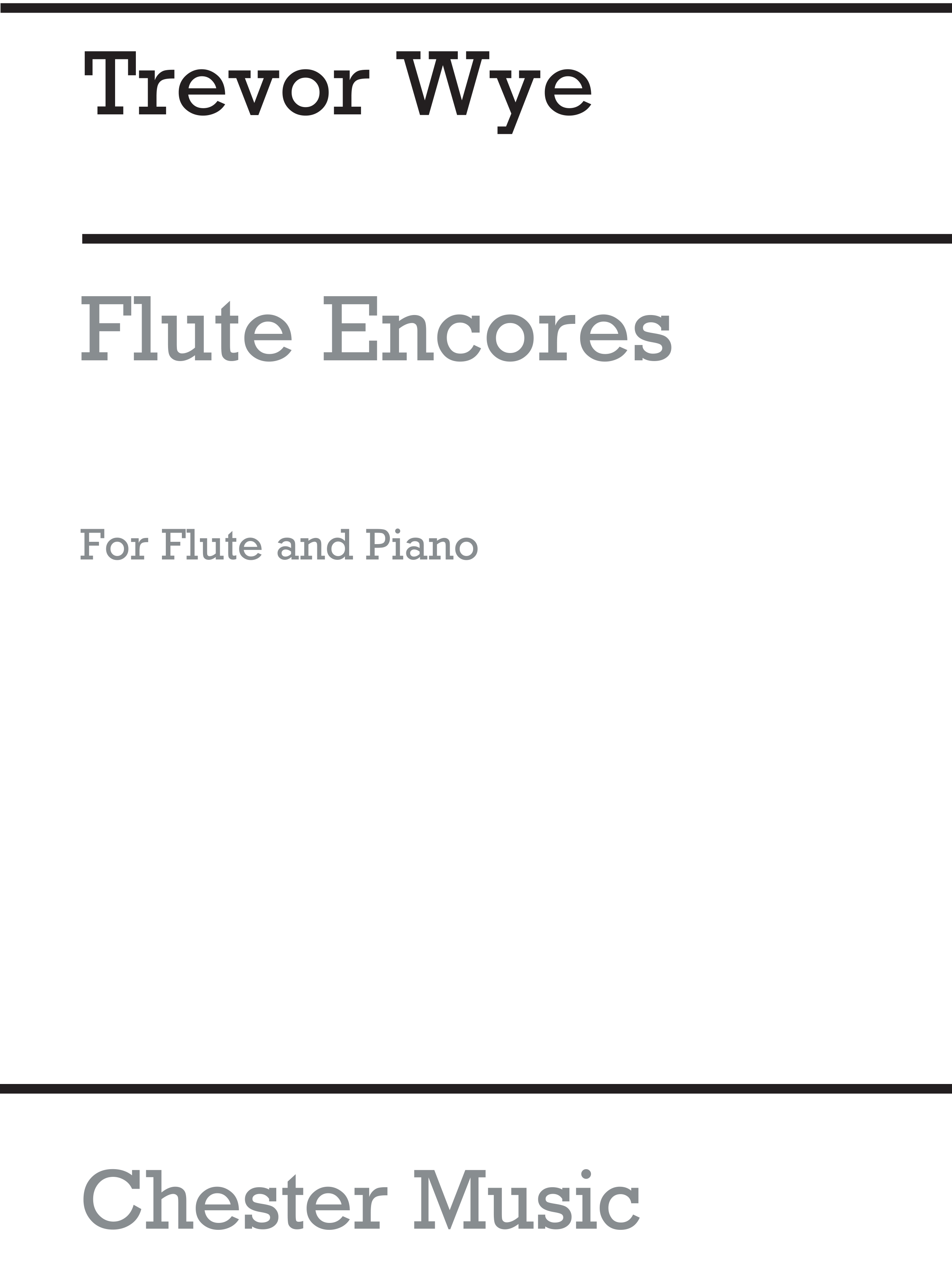 Trevor Wye: Flute Encores: Flute: Instrumental Album