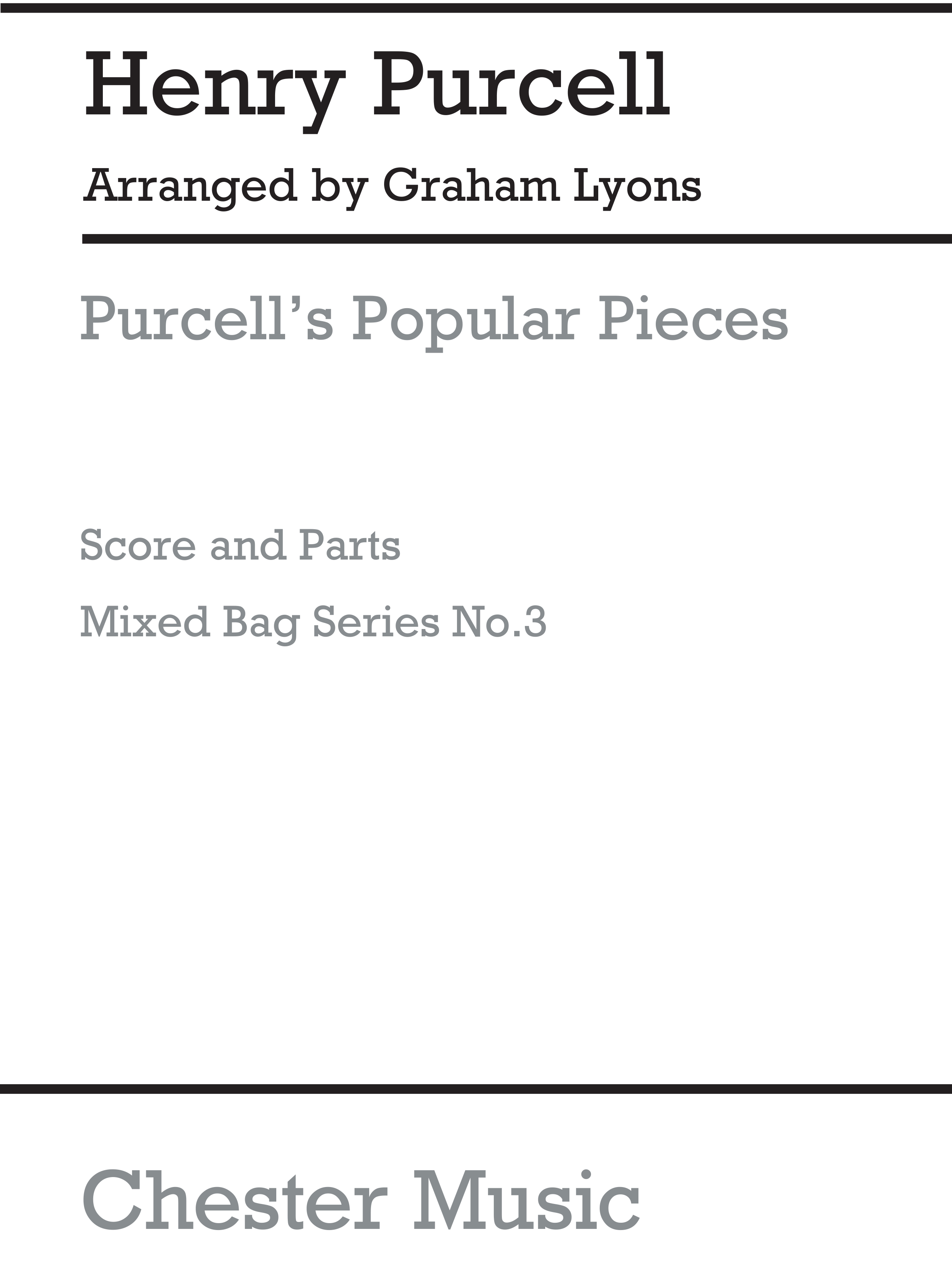 Henry Purcell: Purcell's Popular Pieces: Wind Ensemble: Score and Parts