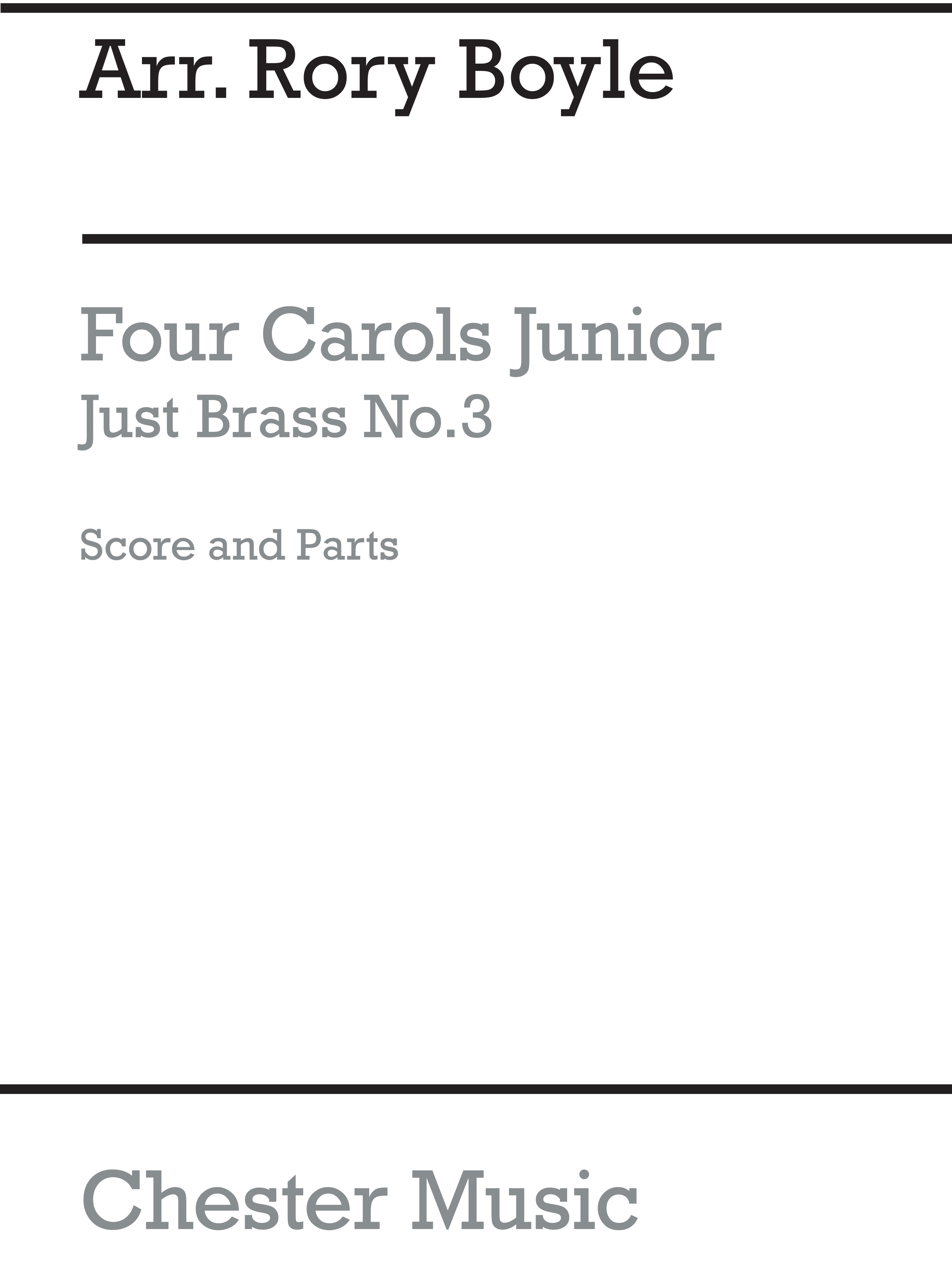Four Carols: Brass Ensemble: Instrumental Work
