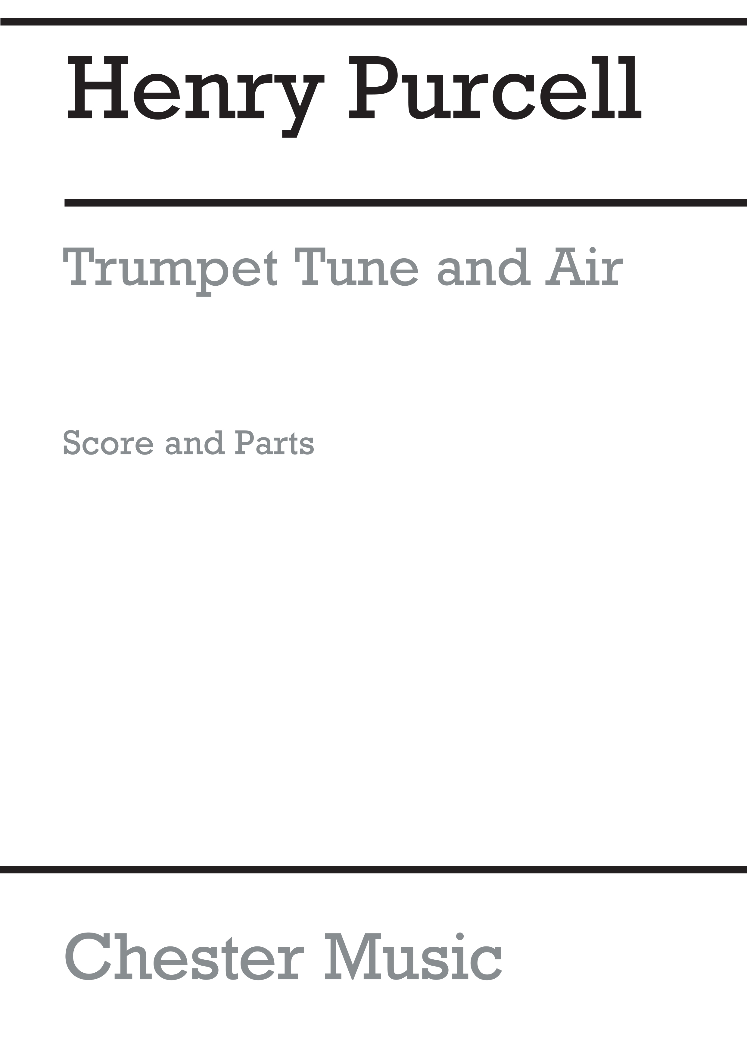 Henry Purcell: Trumpet Tune and Air: Brass Ensemble: Instrumental Work