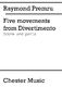 Raymond Premru: Five Movements From Divertimento: Brass Ensemble: Instrumental