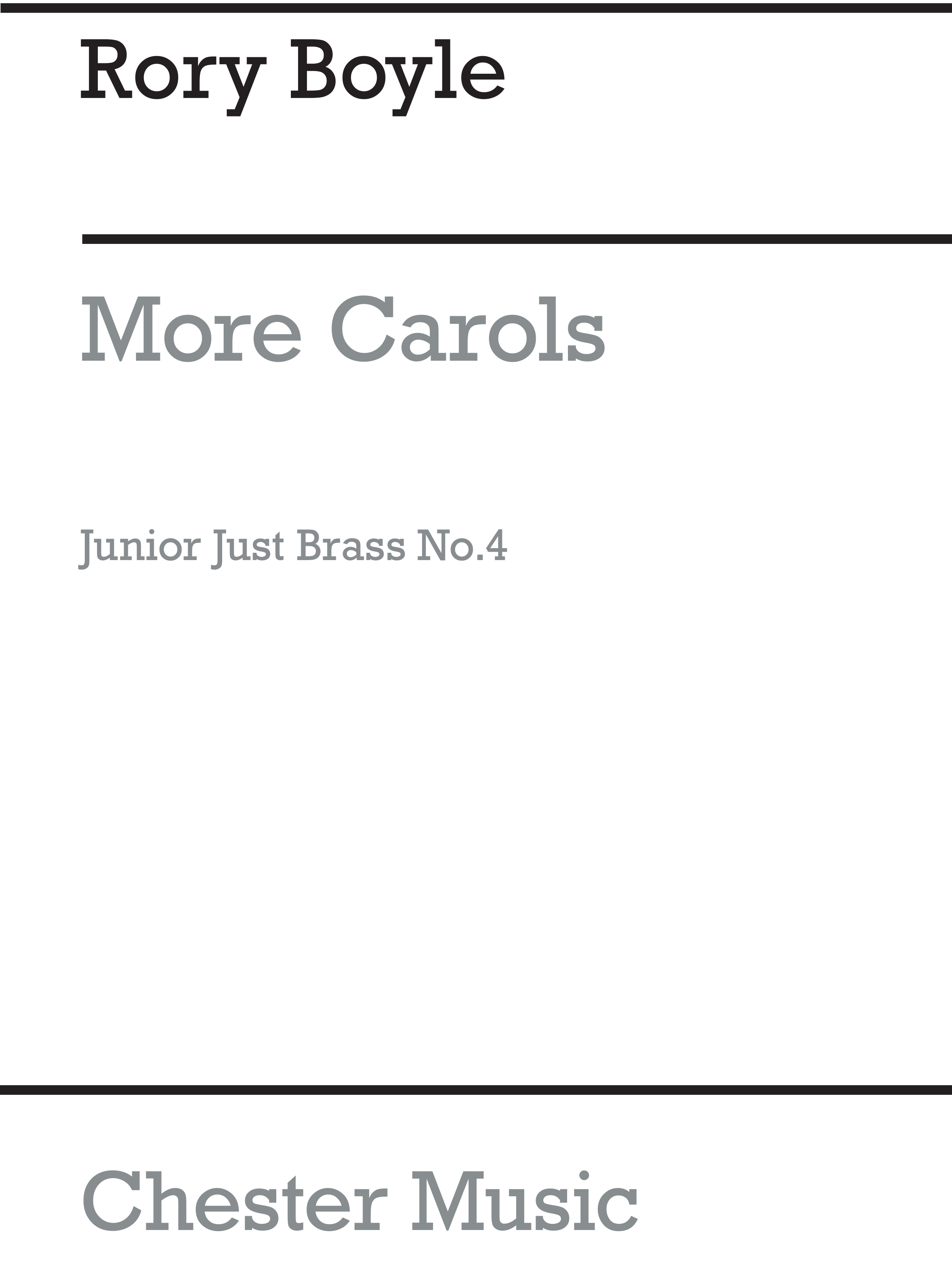 Rory Boyle: Four More Carols: Brass Ensemble: Instrumental Work