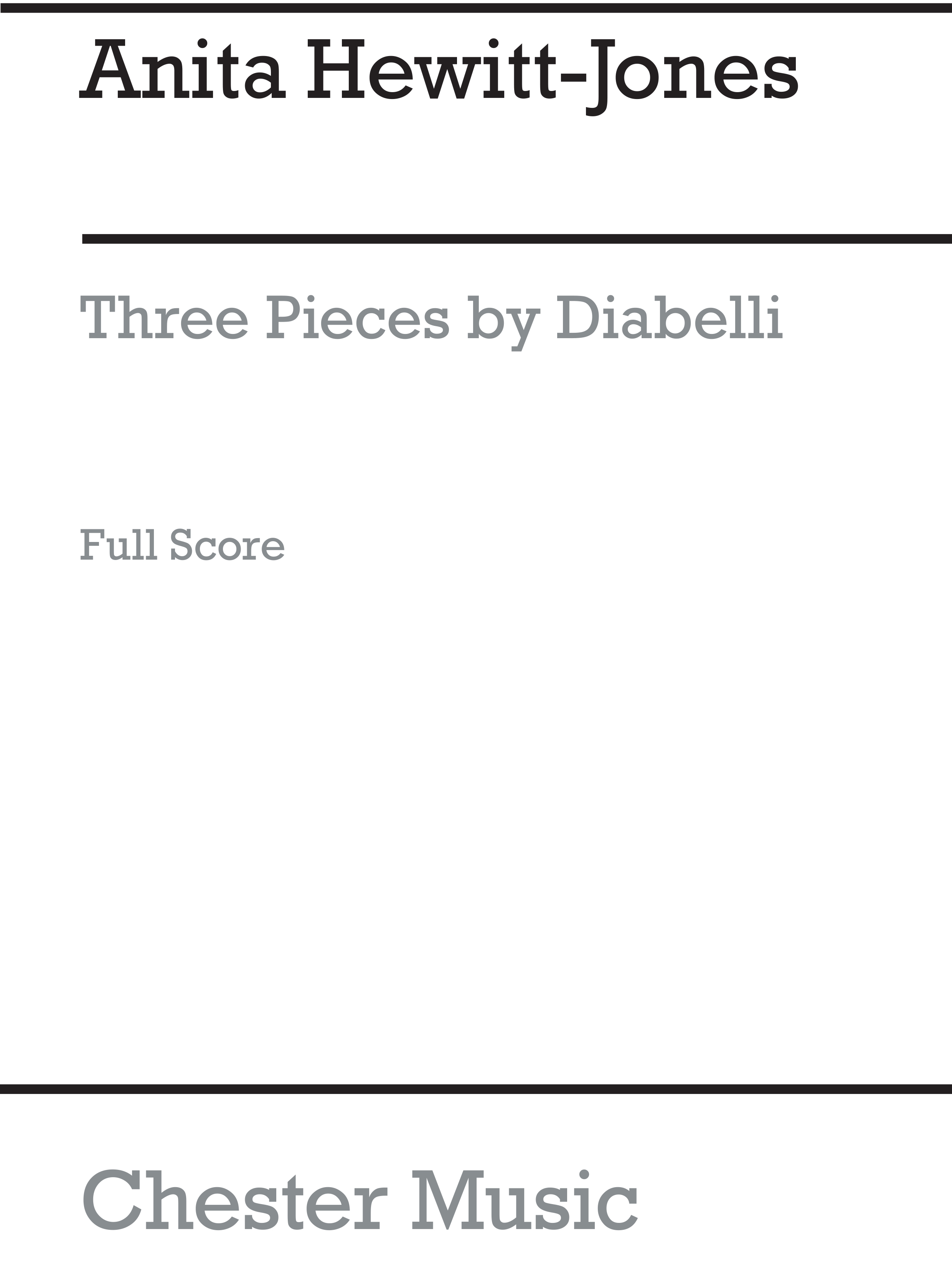 Anton Diabelli: Playstrings Easy No. 1 Three Pieces (Diabelli): Orchestra: Score