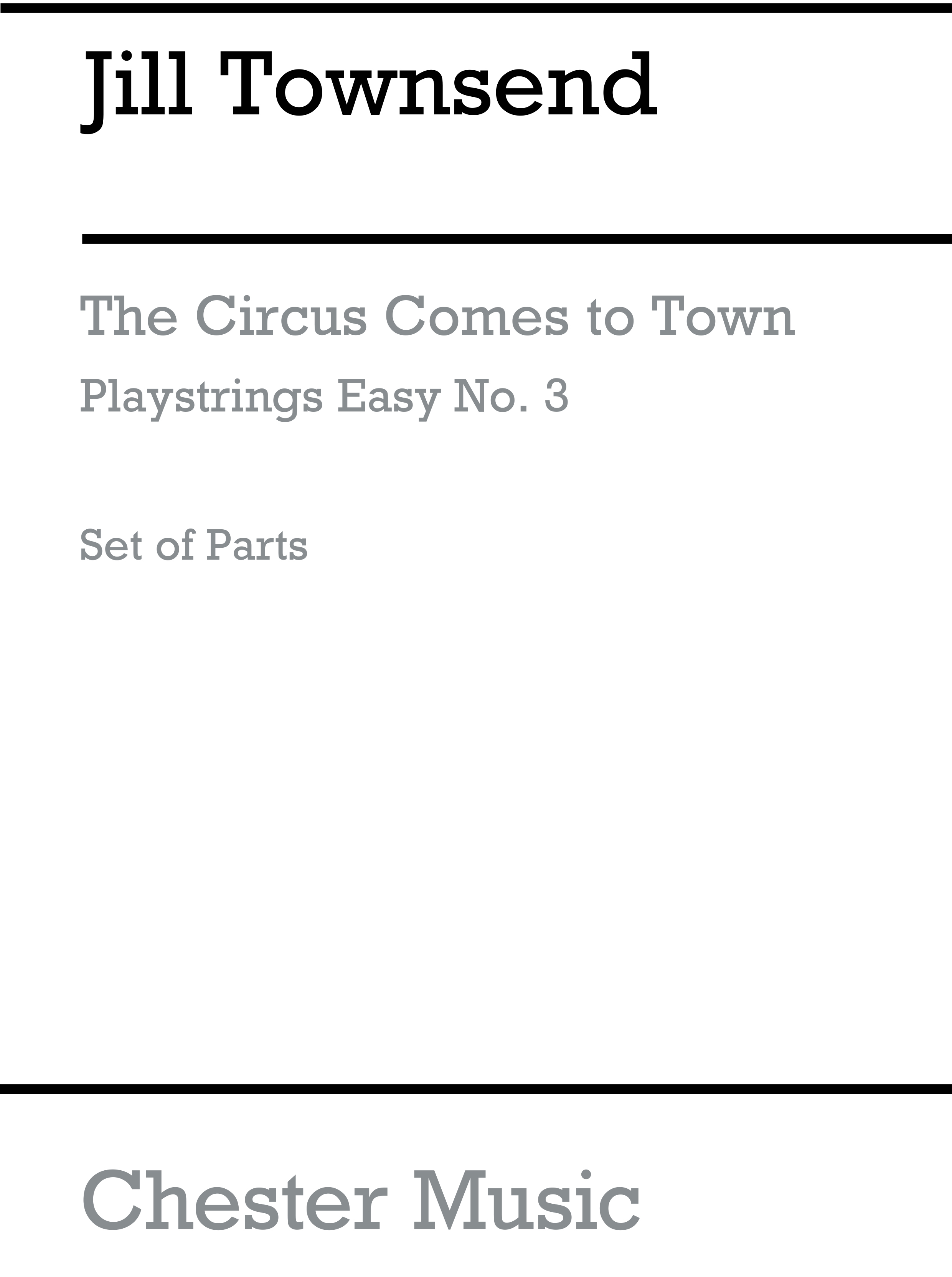 Thompson: Playstrings Easy No. 3 - Circus Comes To Town: Orchestra: Parts