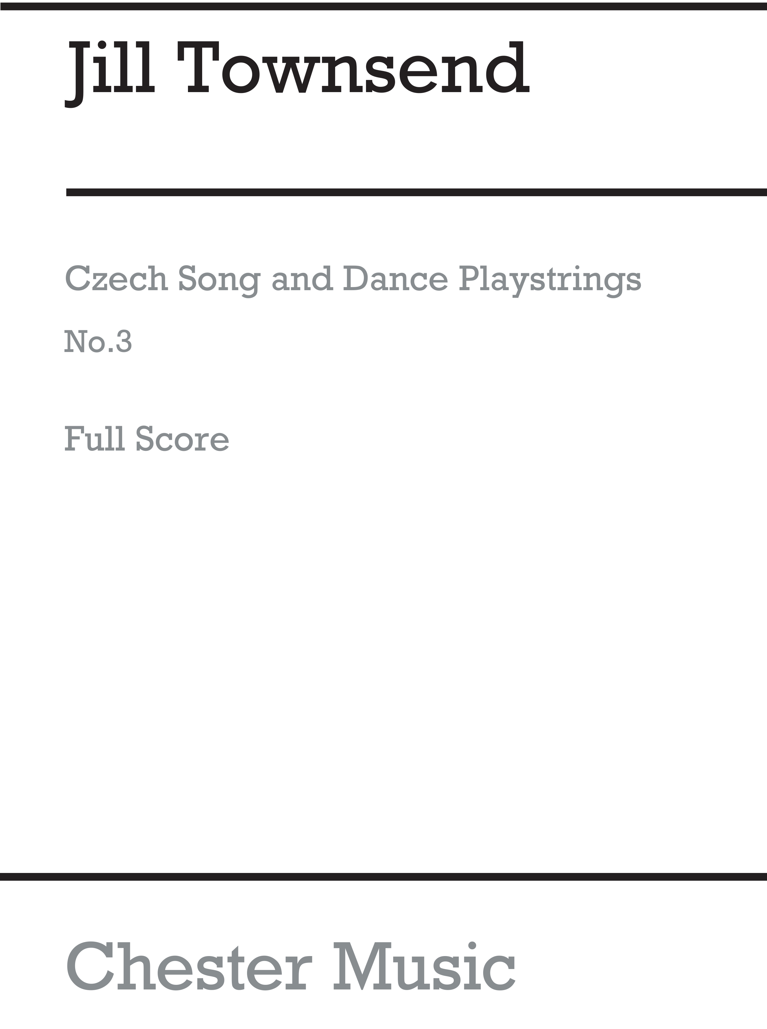 Townsend: Playstring Moderately Easy No 3 Czech Song & Dance: Orchestra: Score