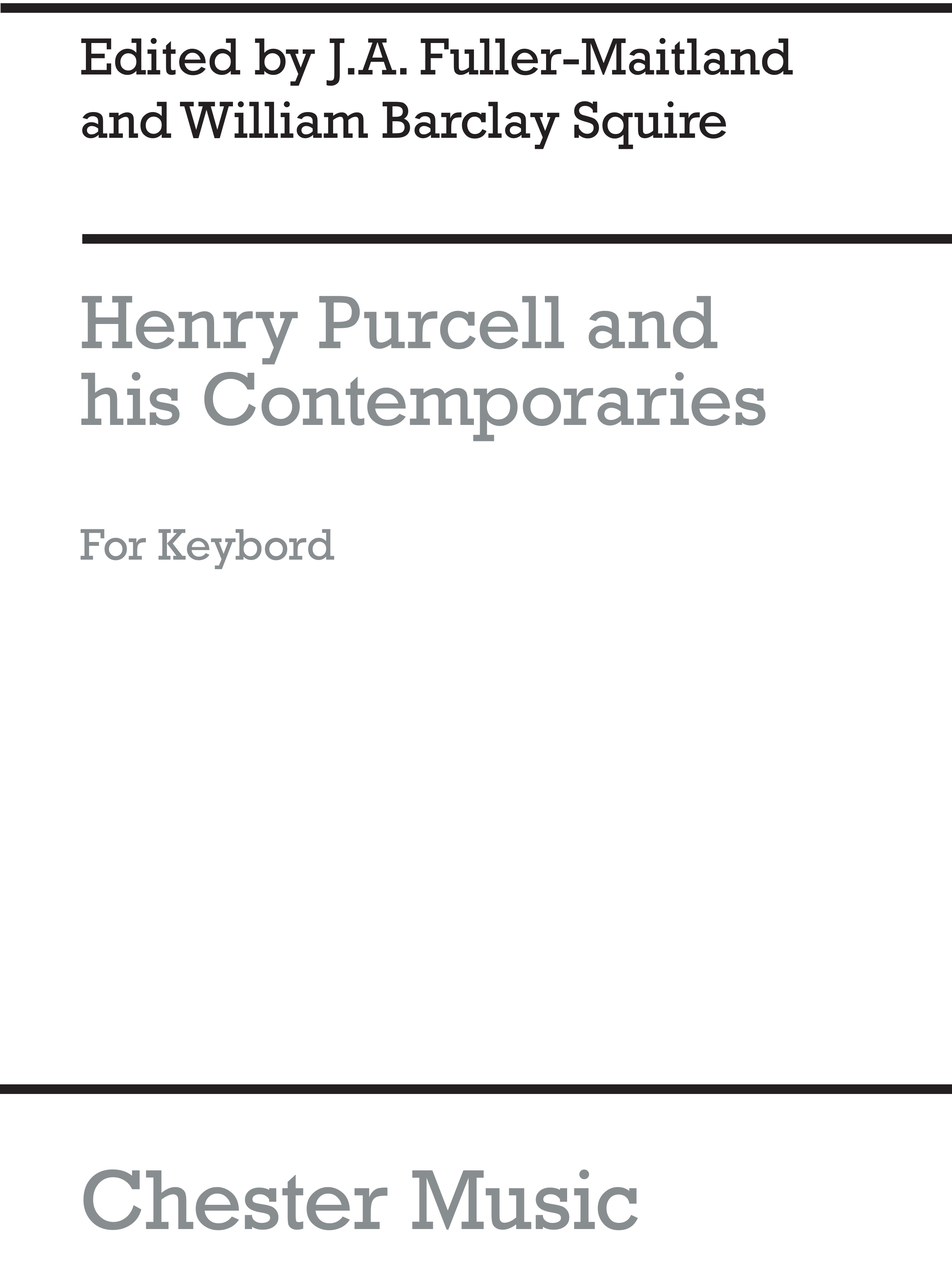 Henry Purcell: Henry Purcell And His Contemporaries: Harpsichord: Instrumental
