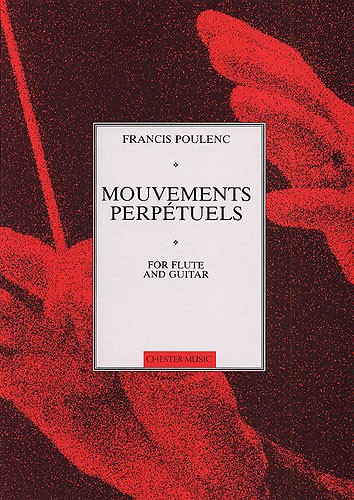 Francis Poulenc: Mouvements Perp�tuels: Flute & Guitar: Score