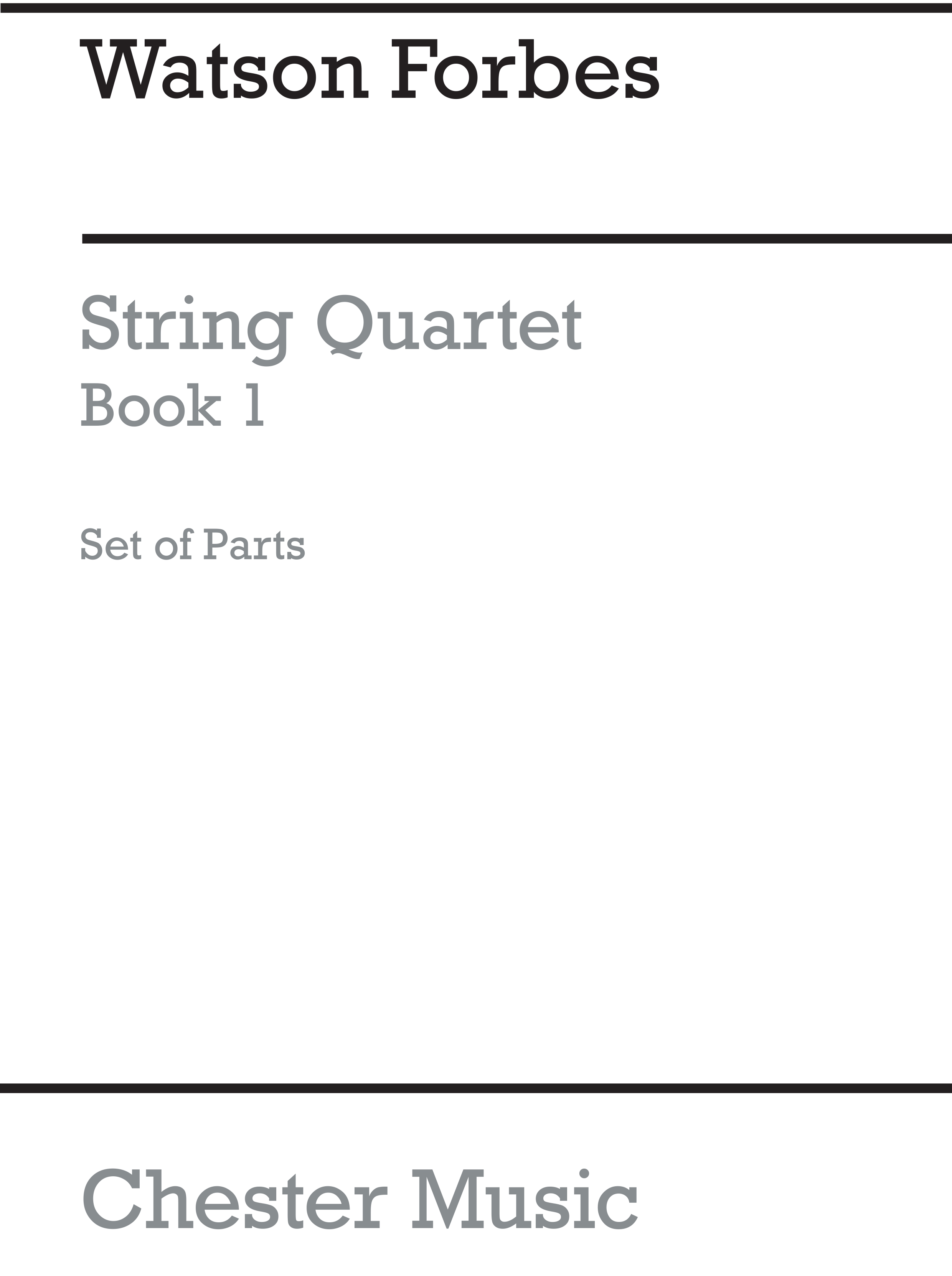 Easy String Quartets Book One (Score Only): String Quartet: Score