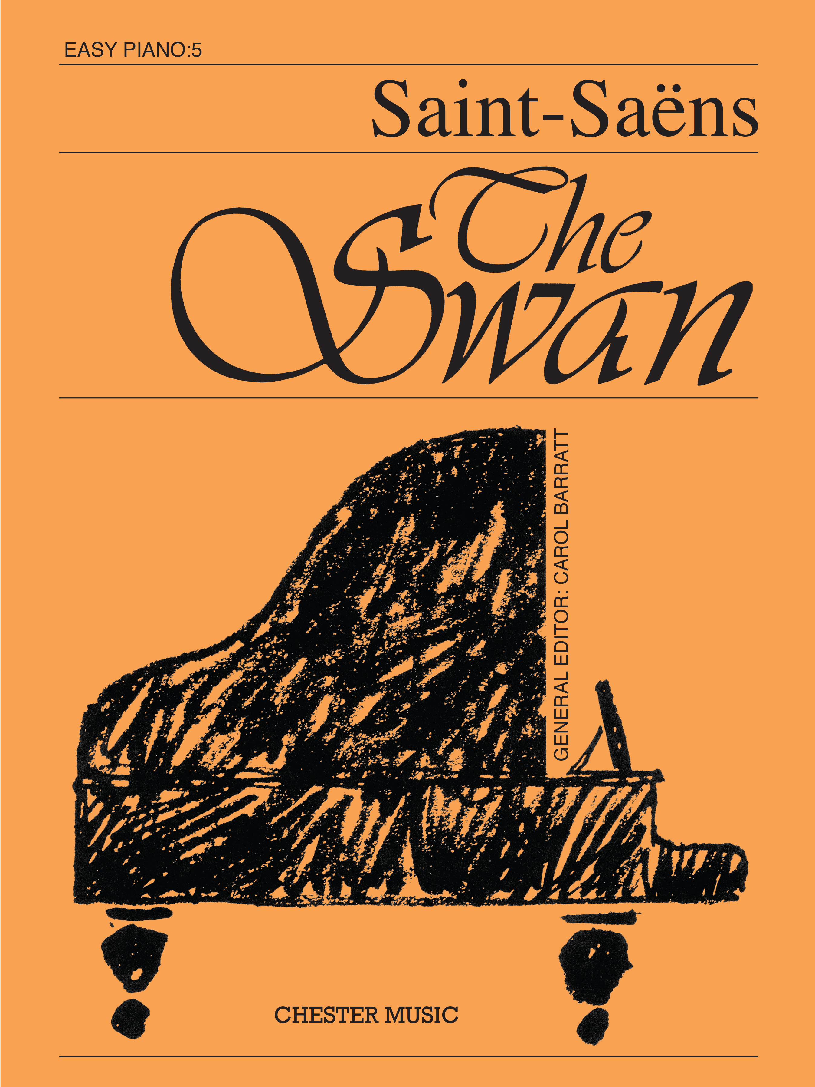 Camille Saint-Sans: The Swan (Easy Piano No.5): Easy Piano: Single Sheet