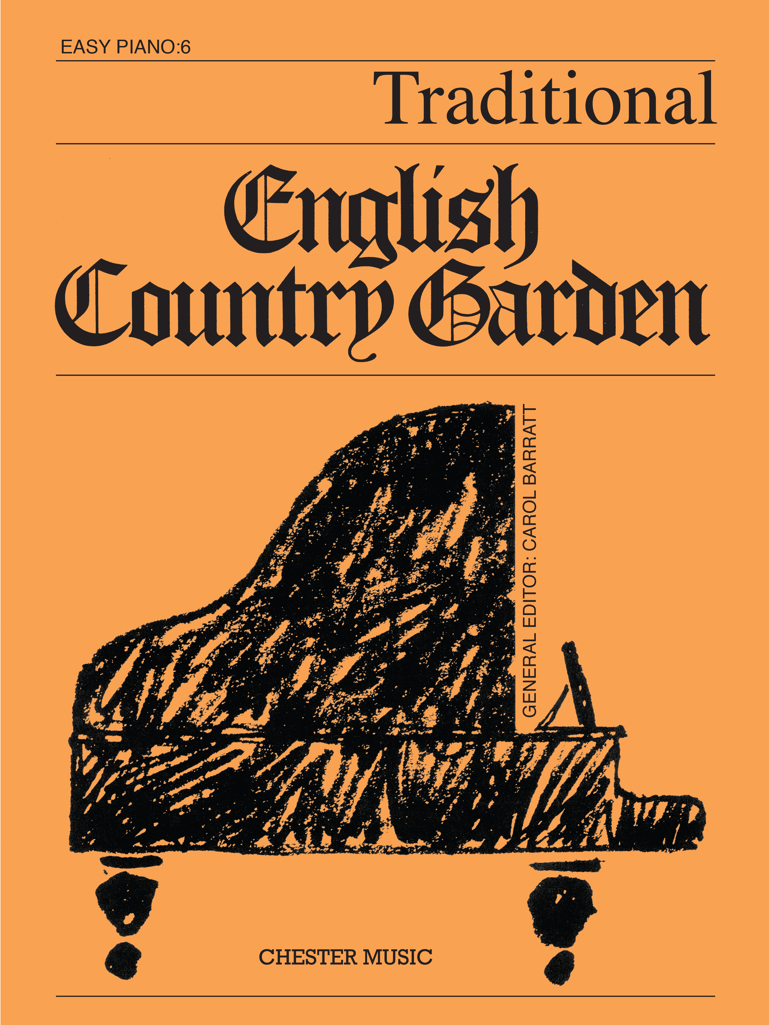 : English Country Garden: Easy Piano: Single Sheet