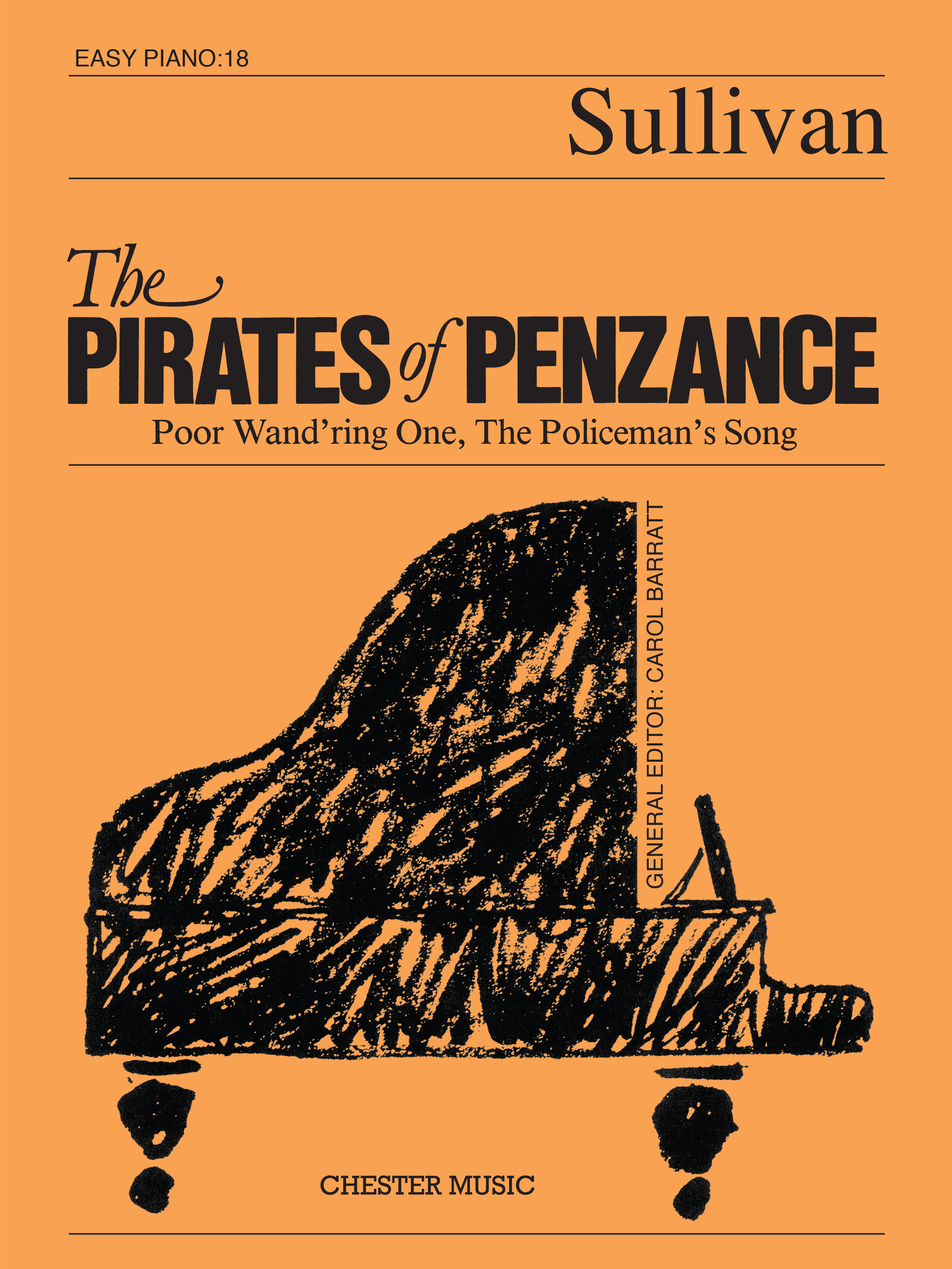 Arthur Seymour Sullivan: The Pirates of Penzance: Easy Piano: Single Sheet