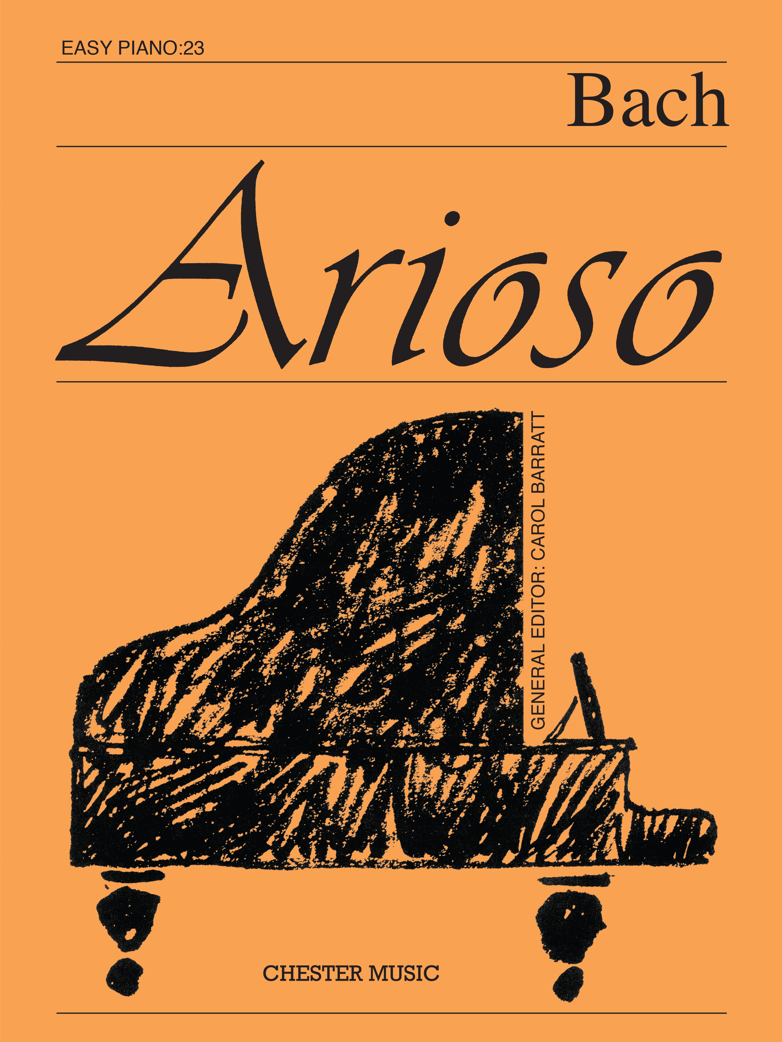 Johann Sebastian Bach: Arioso (Easy Piano No.23): Easy Piano: Single Sheet