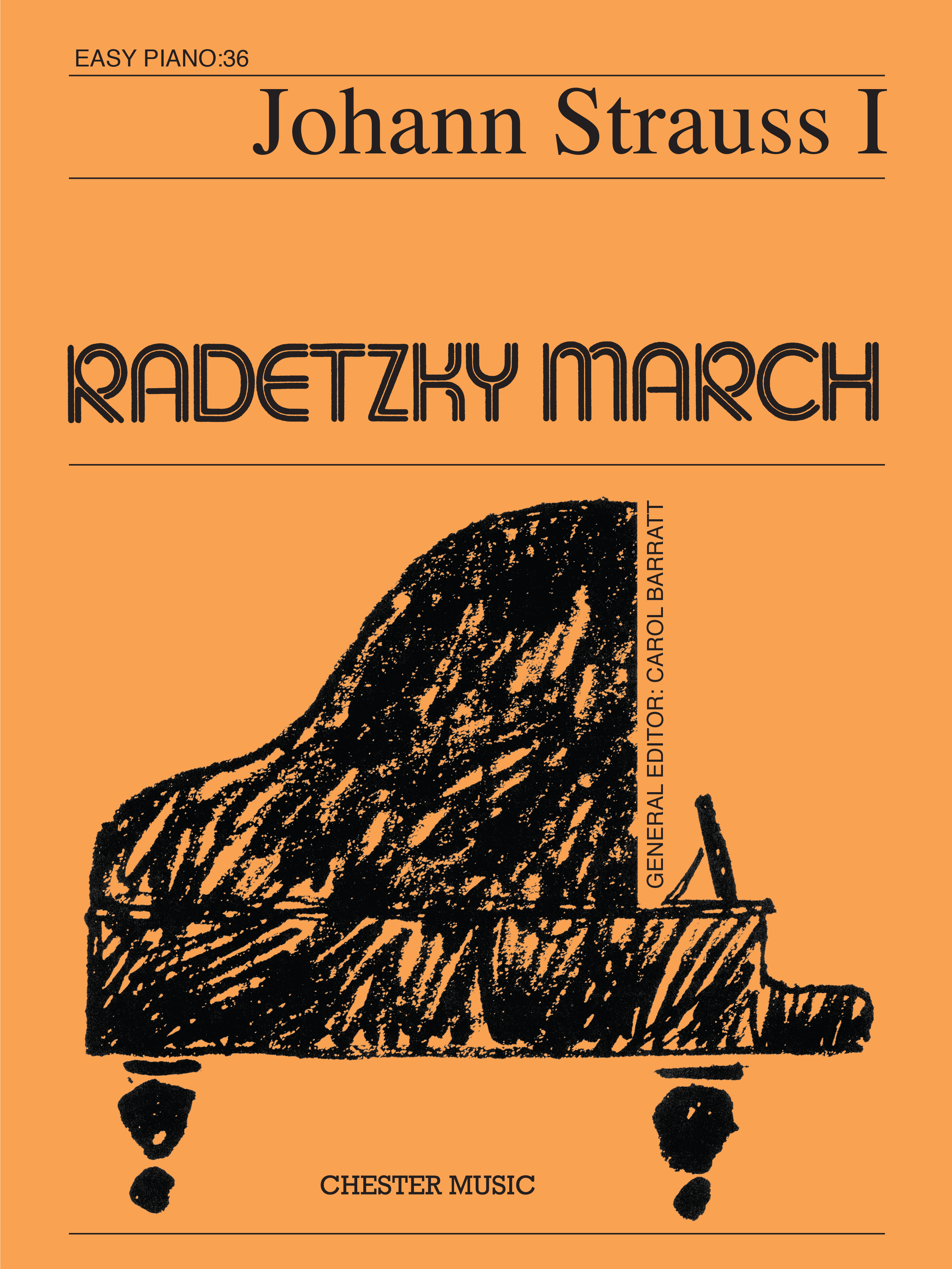 Johann Strauss Sr.: Radetzky March: Easy Piano: Single Sheet