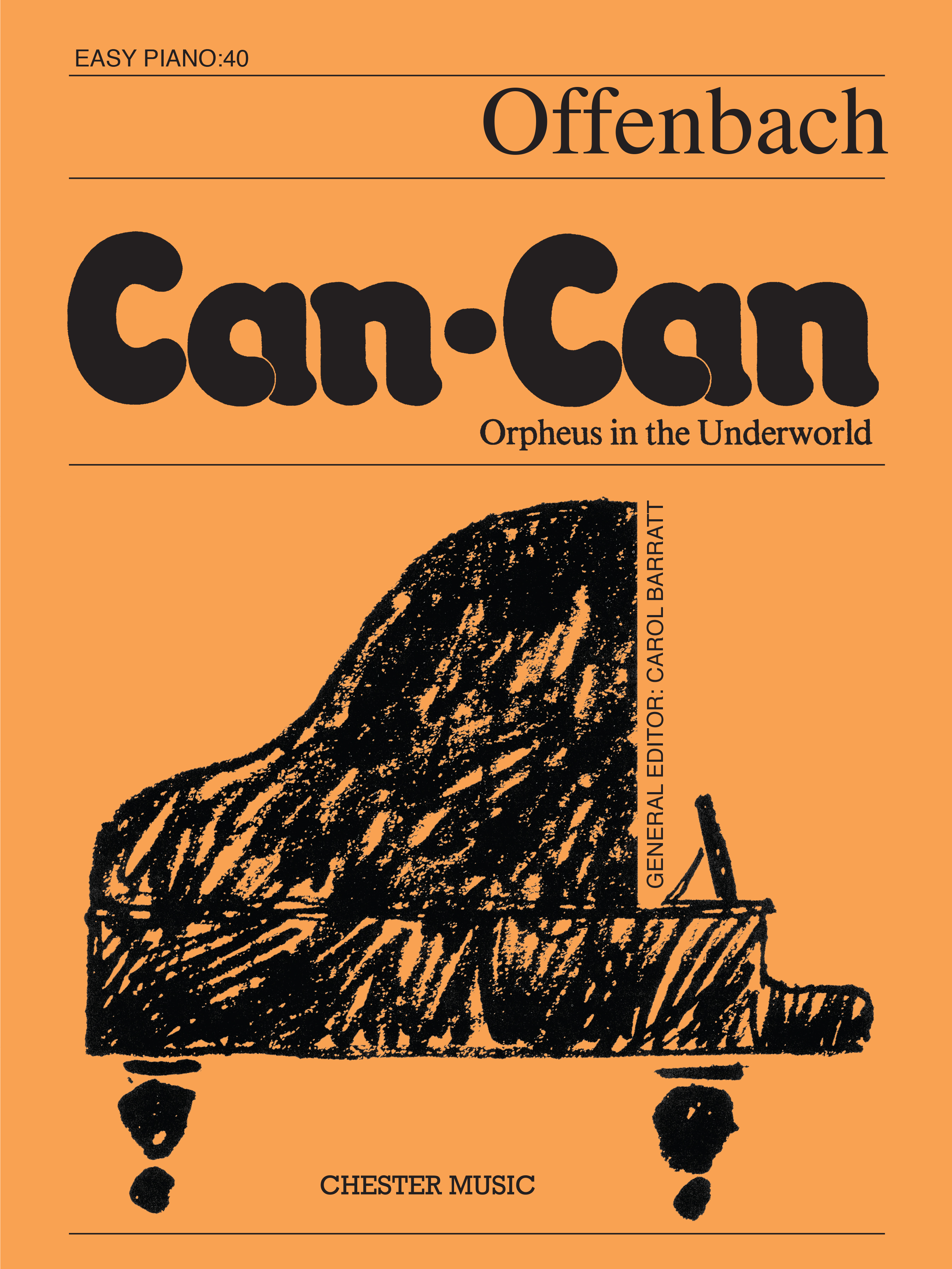 Jacques Offenbach: Can-Can (Easy Piano No.40): Easy Piano: Single Sheet