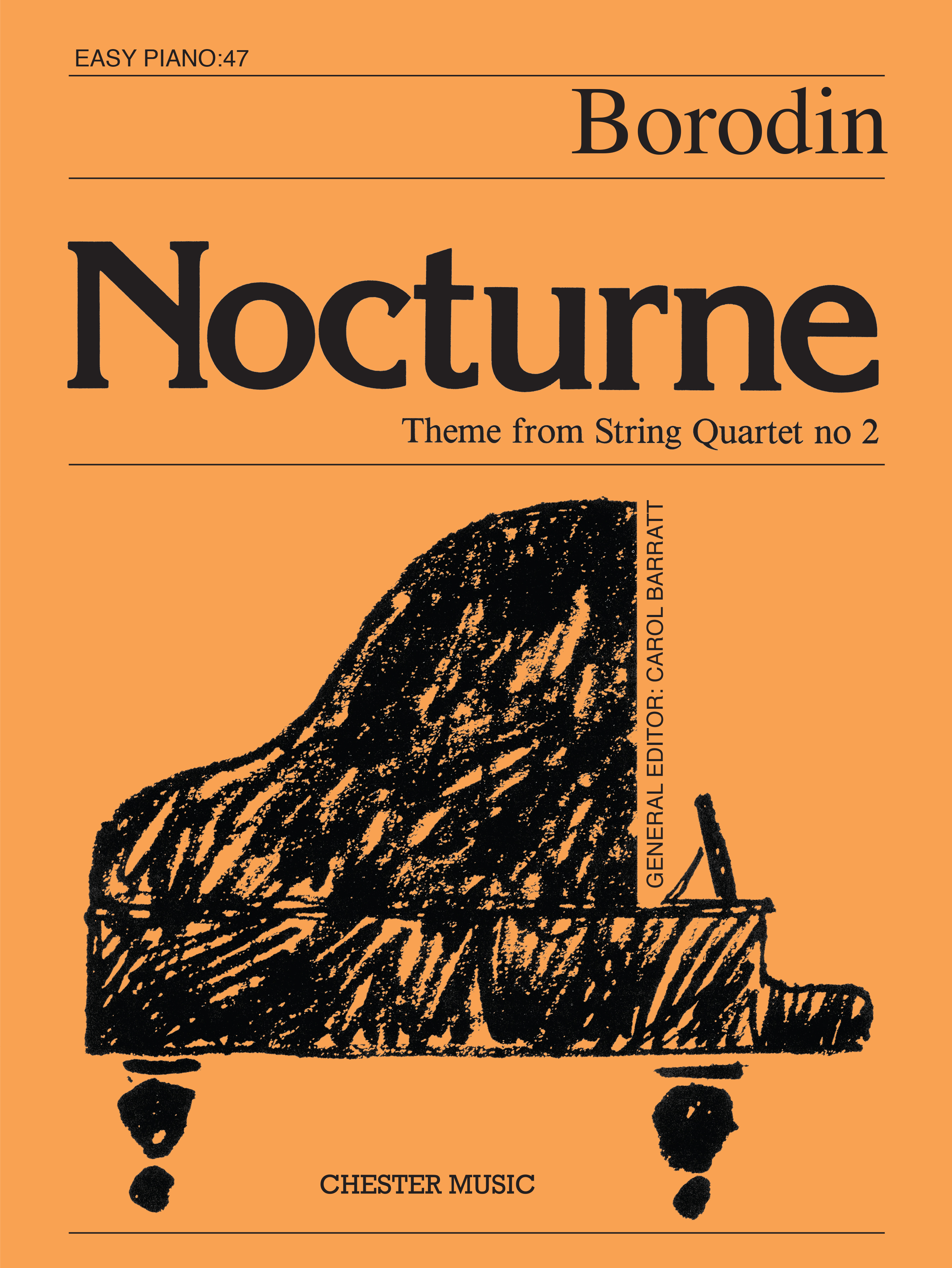 Alexander Porfiryevich Borodin: Nocturne (Easy Piano No.47): Easy Piano: Single