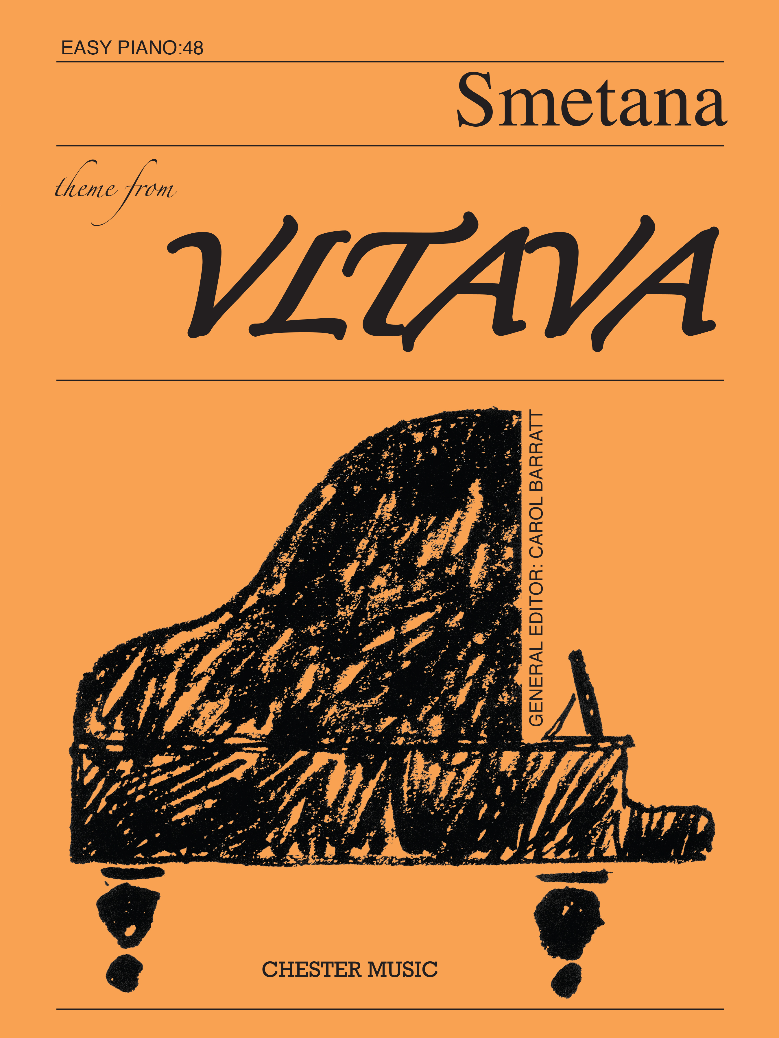 Bedrich Smetana: Theme from Vltava (Easy Piano No.48): Piano: Single Sheet