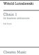 Witold Lutoslawski: Chain 1 (Full Score): Chamber Ensemble: Score