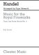 Georg Friedrich Händel: Music For The Royal Fireworks: Brass Ensemble: Score