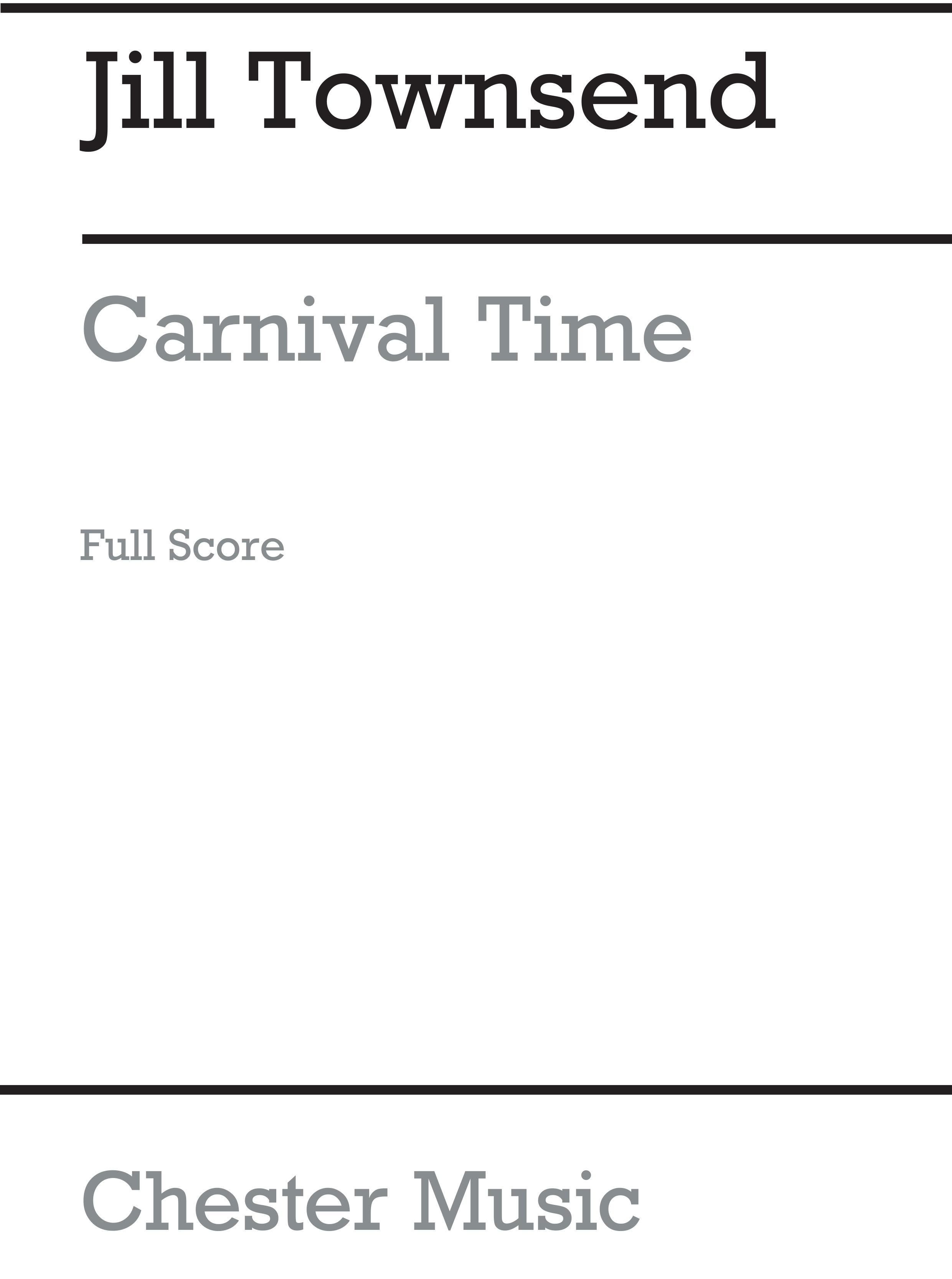 Townsend: Playstrings Moderately Easy No. 11 Carnival Time: Orchestra: Score