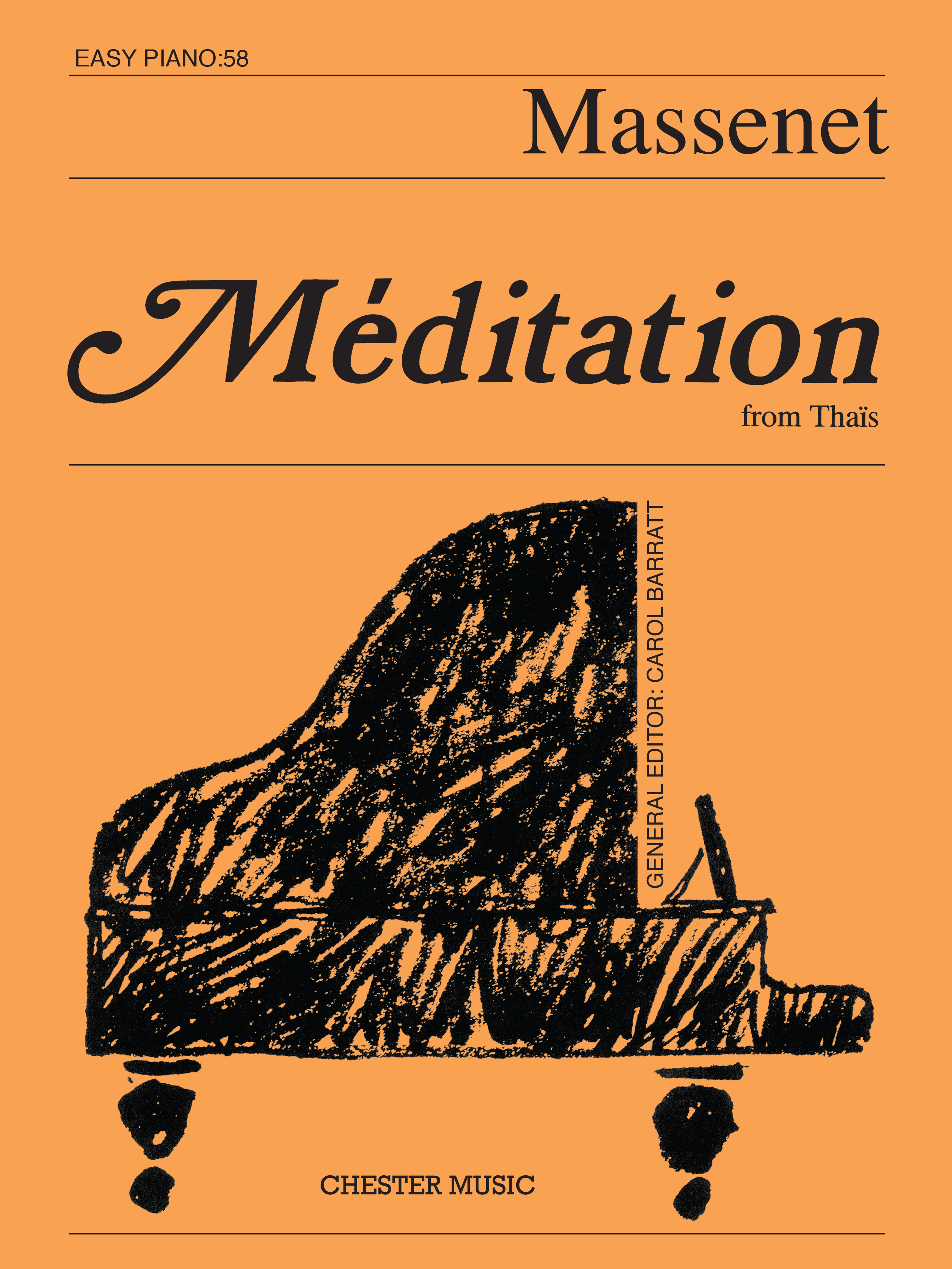 Jules Massenet: Meditation From Thais (Easy Piano No.58): Easy Piano: Single