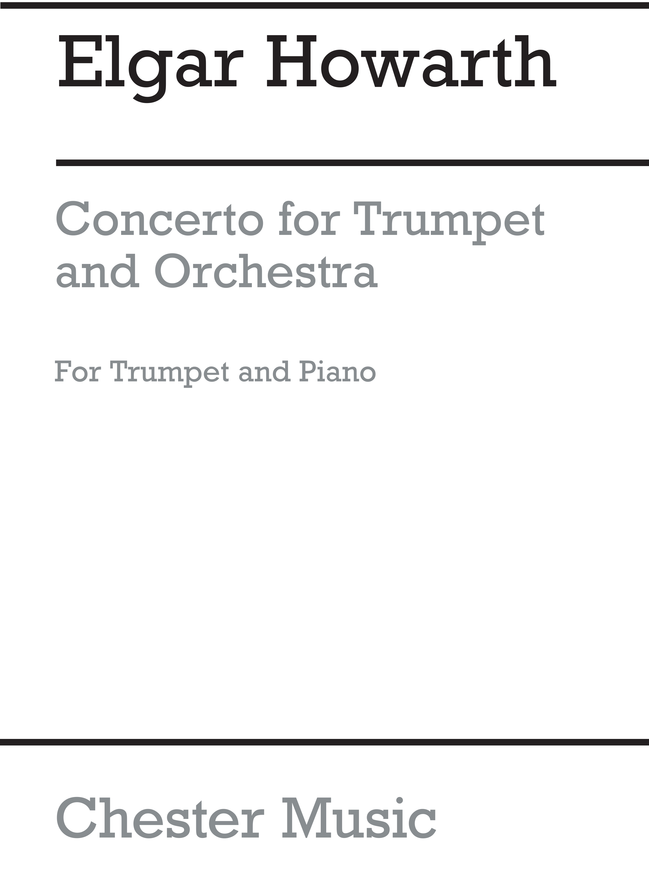 Elgar Howarth: Concerto For Trumpet And Orchestra: Trumpet: Instrumental Work