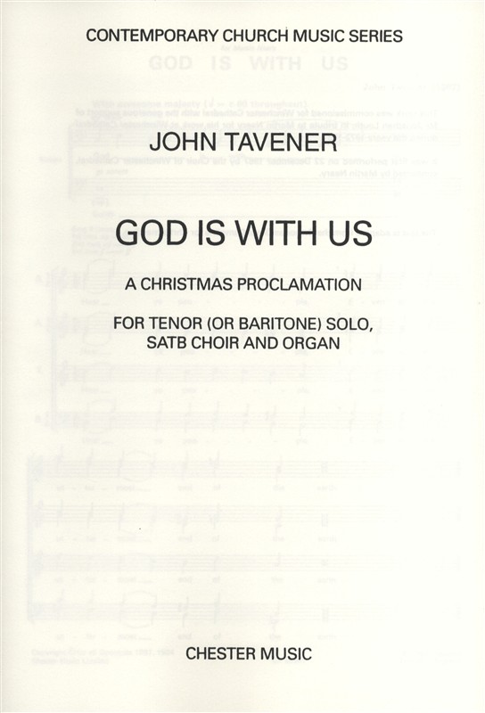 John Tavener: God is with us: SATB: Vocal Score