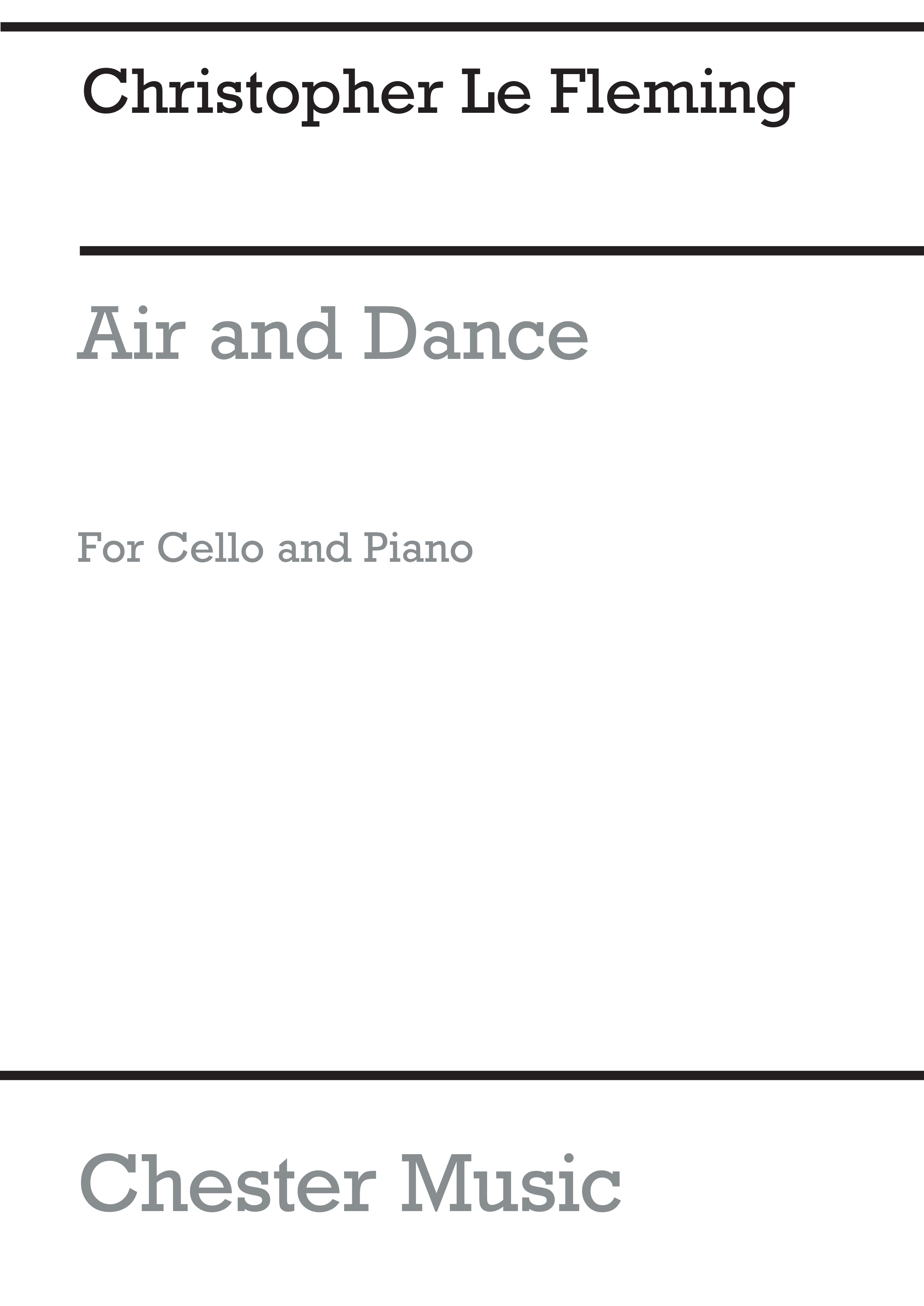 Christopher Le Fleming: Air And Dance (Bass Clef): Cello: Instrumental Work