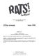 Nigel Hess: Rats! The Musical (Libretto) 1-9 Copies: Voice: Classroom Musical