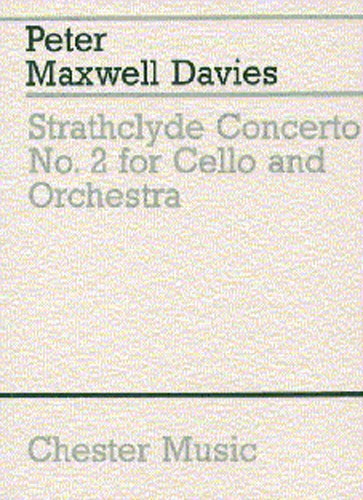 Peter Maxwell Davies: Strathclyde Concerto No. 2 (Miniature Score): Cello: