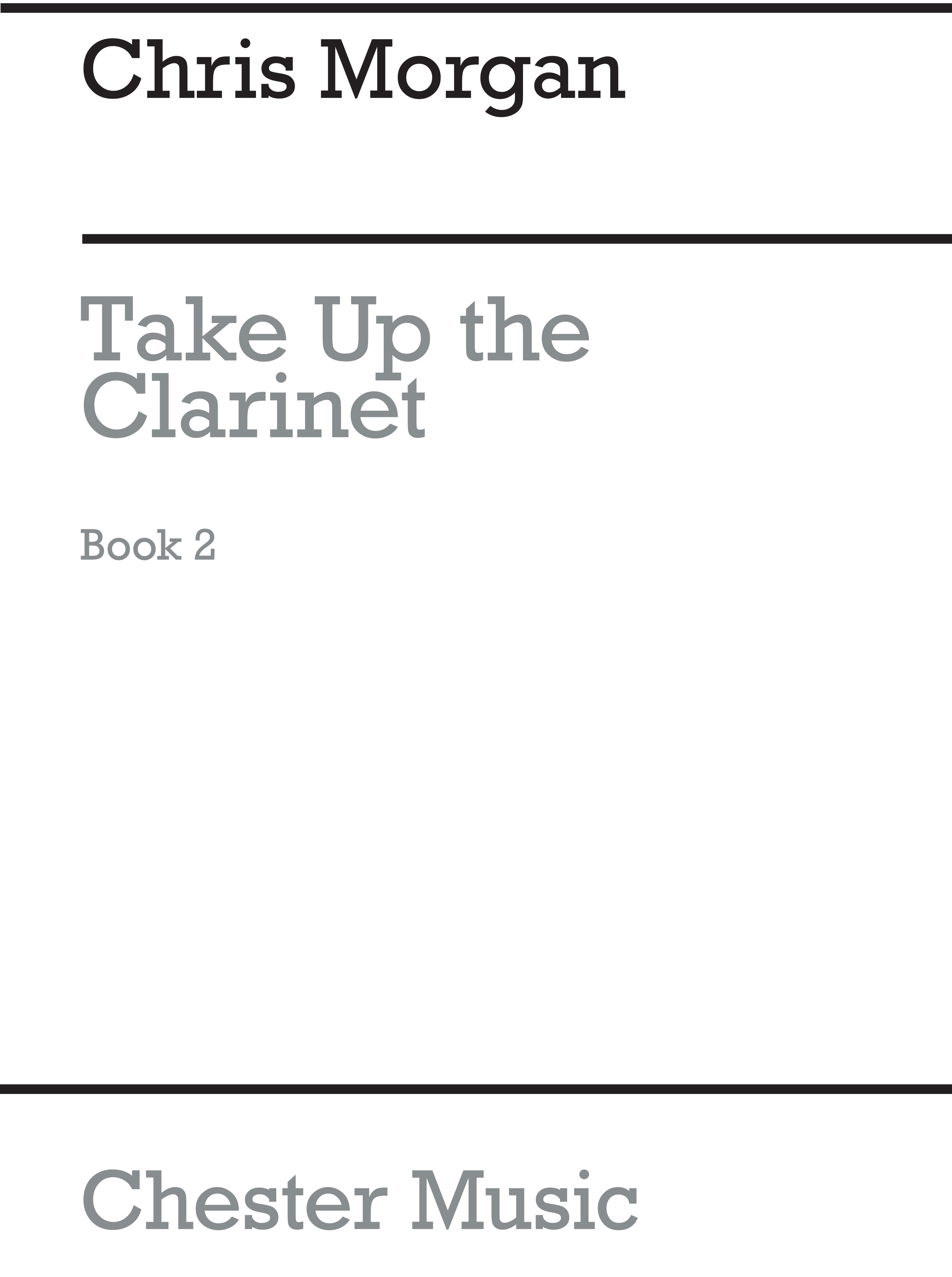 Chris Morgan: Take Up The Clarinet Repertoire Book 2: Clarinet: Instrumental