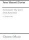 Peter Maxwell Davies: Hallelujah! The Lord God Almichtie: SATB: Vocal Score