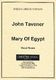 John Tavener: Mary Of Egypt: SATB: Vocal Score