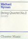 Michael Nyman: String Quartet No. 2 Score: String Quartet: Score